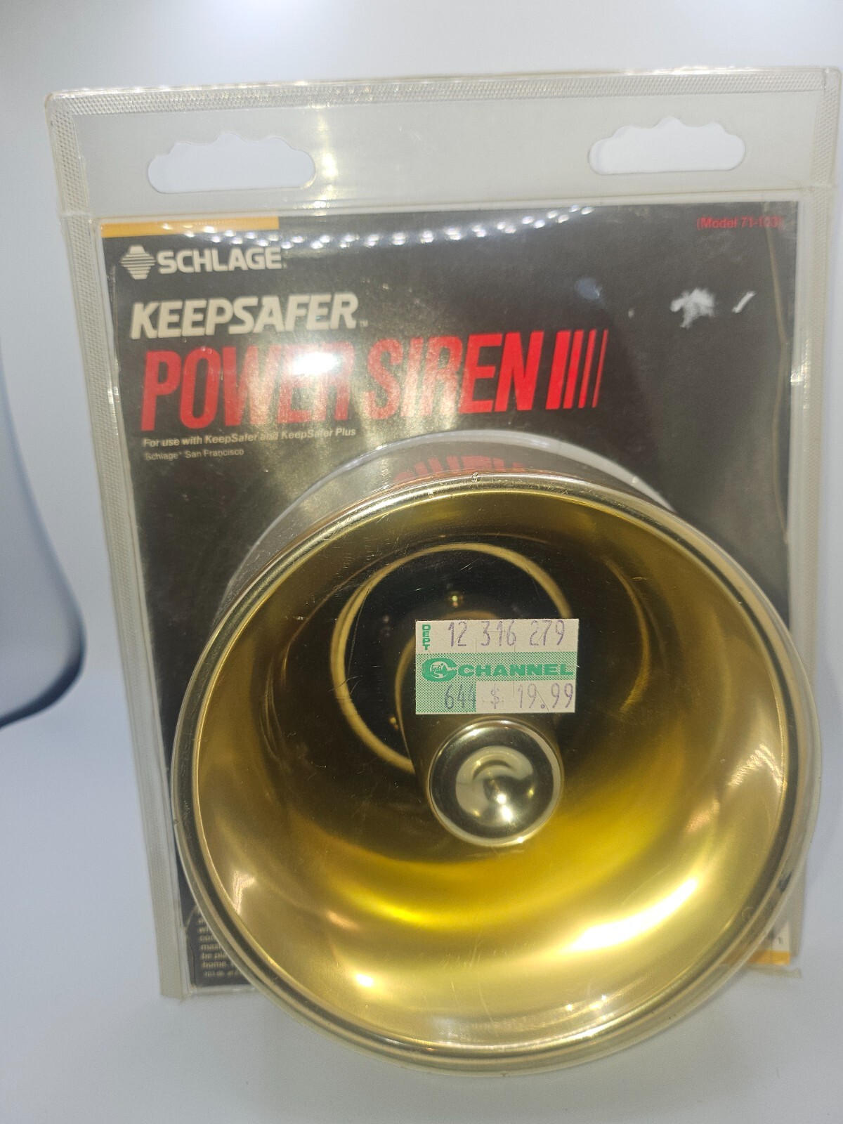 Schlage Keepsafer ~ Power Siren Security Horn ~ No 71-103 6W 8 Ohms Deal(A3) Schlage Keepsafer ~ Power Siren Security Horn ~ No 71-103 6W 8 Ohms Deal(A3)
