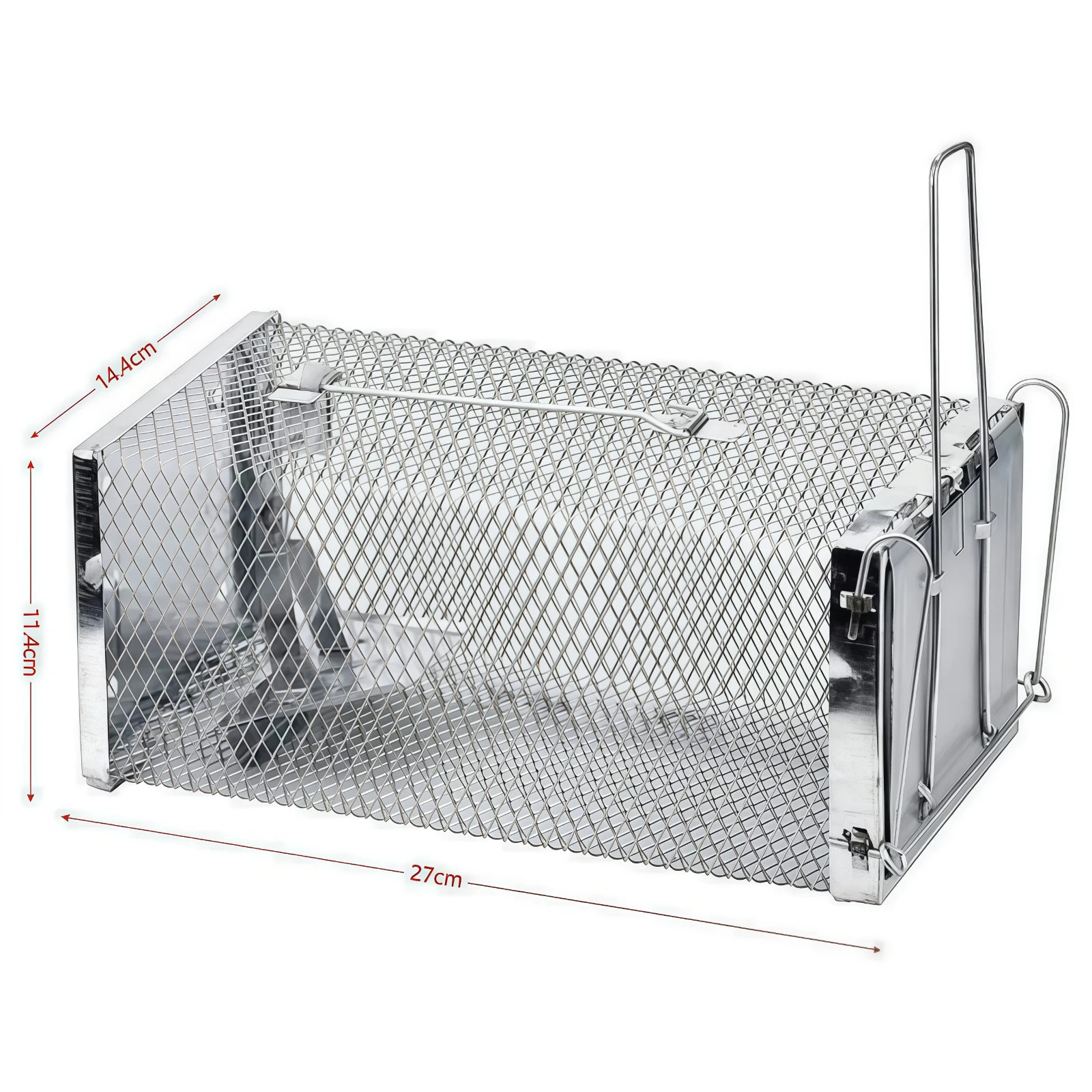 1-4Pack Mouse Trap Rat Trap Rodent Trap Live Catch Cage Easy to Set Up and Reuse