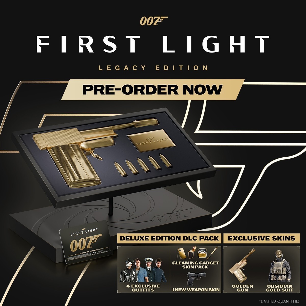 Brand New 007: First Light Legacy Edition PlayStation 5 Factory Sealed W/Code Brand New 007: First Light Legacy Edition PlayStation 5 Factory Sealed W/Code