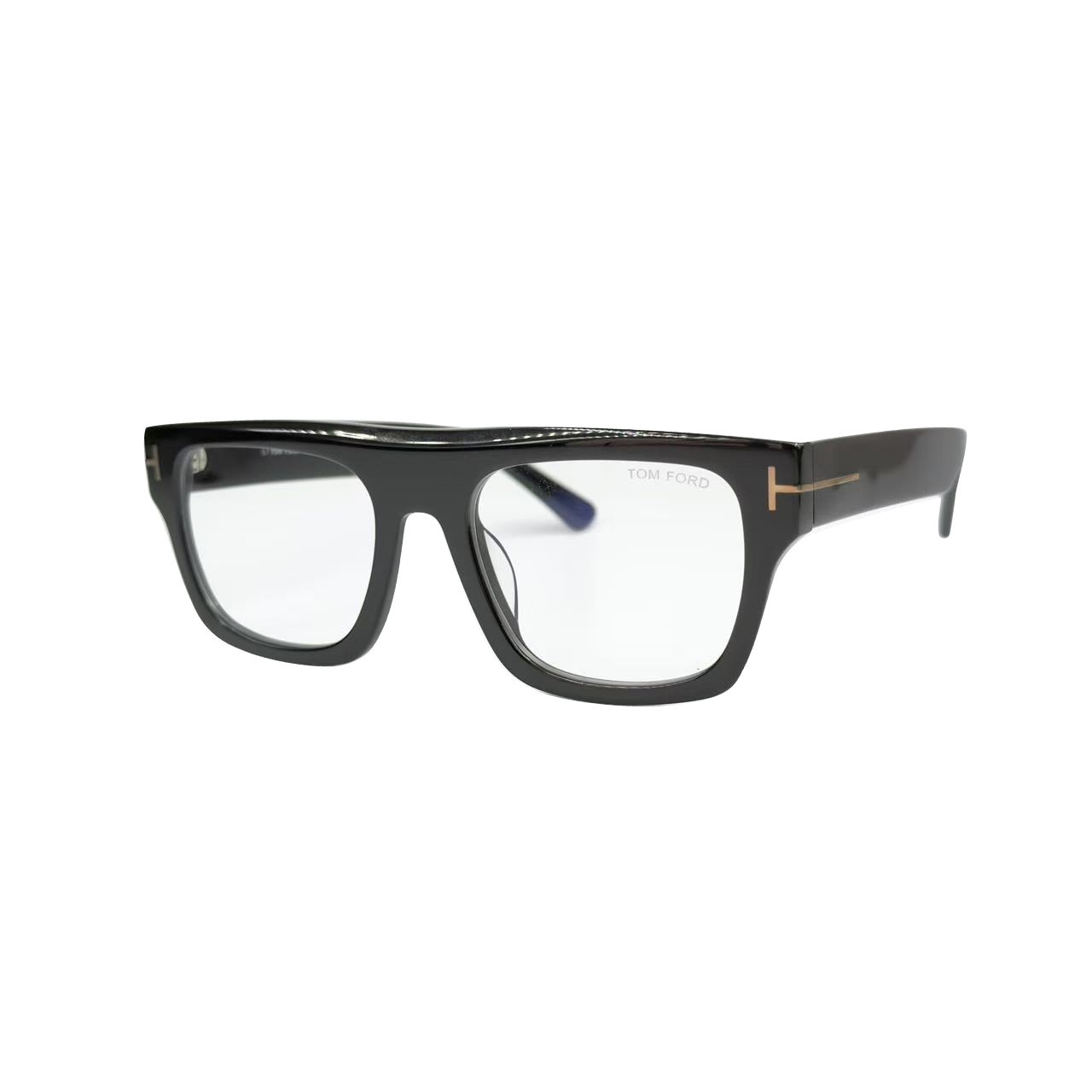 Tom Ford FT1337 Eyeglasses Black Frame Clear Lens Square Optical Glasses New Tom Ford FT1337 Eyeglasses Black Frame Clear Lens Square Optical Glasses New