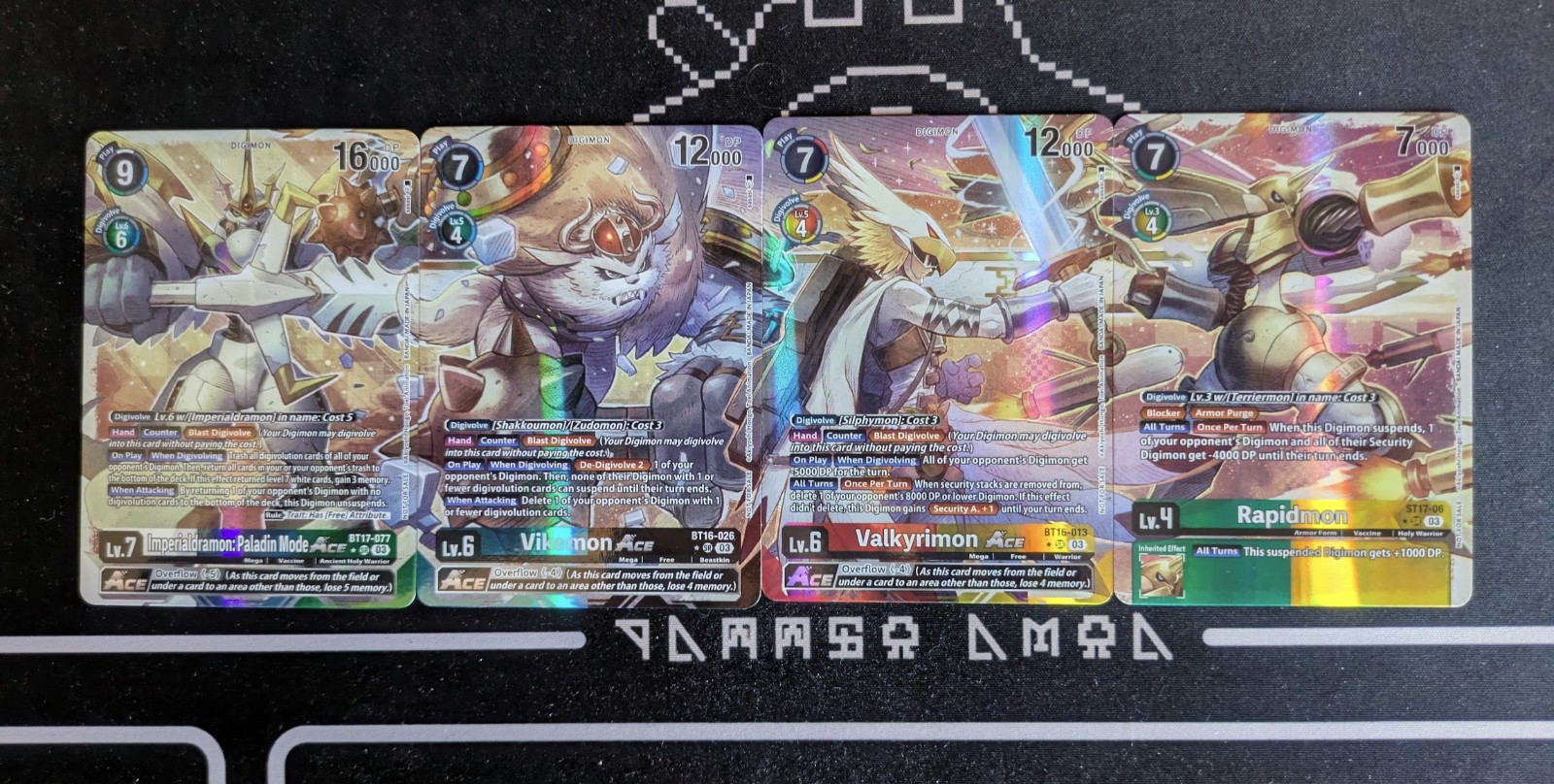 Digimon Complete Set BT16-02 BT16-013 ST17-06 BT17-077 Promo Winner Foil Alt Art