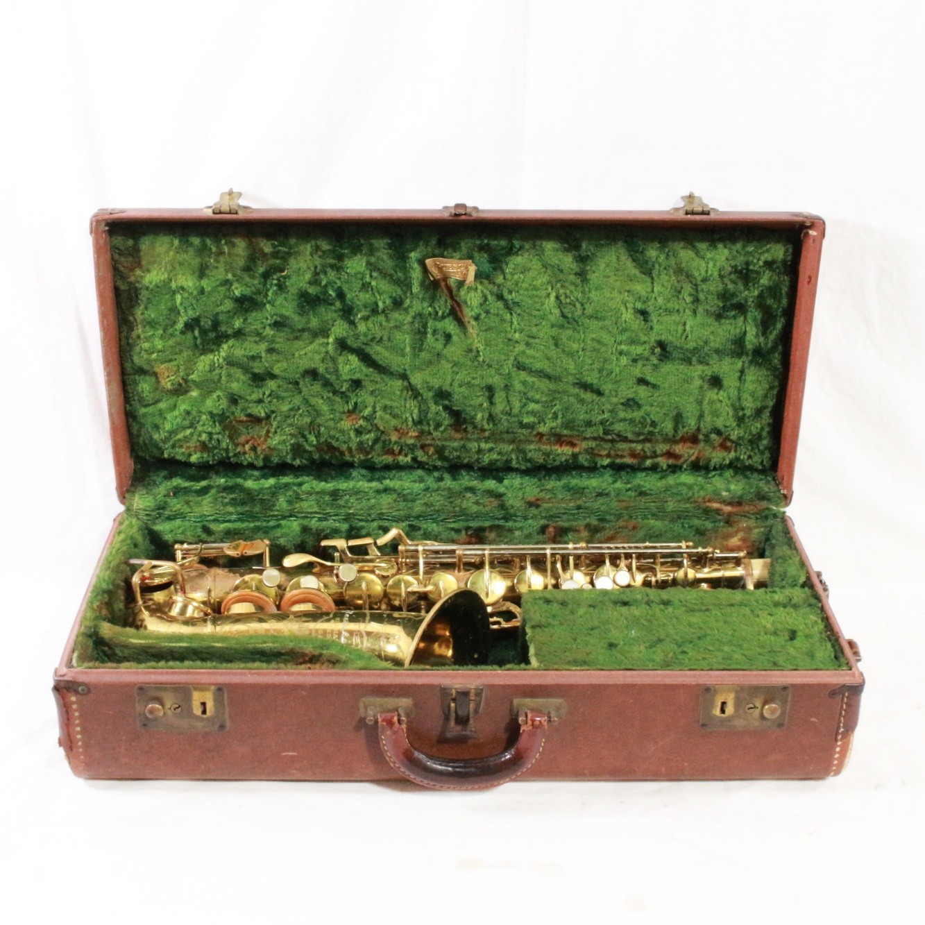 1949 Buescher Top Hat & Cane Alto Saxophone w/ Accessories - Neck Pickup Mount