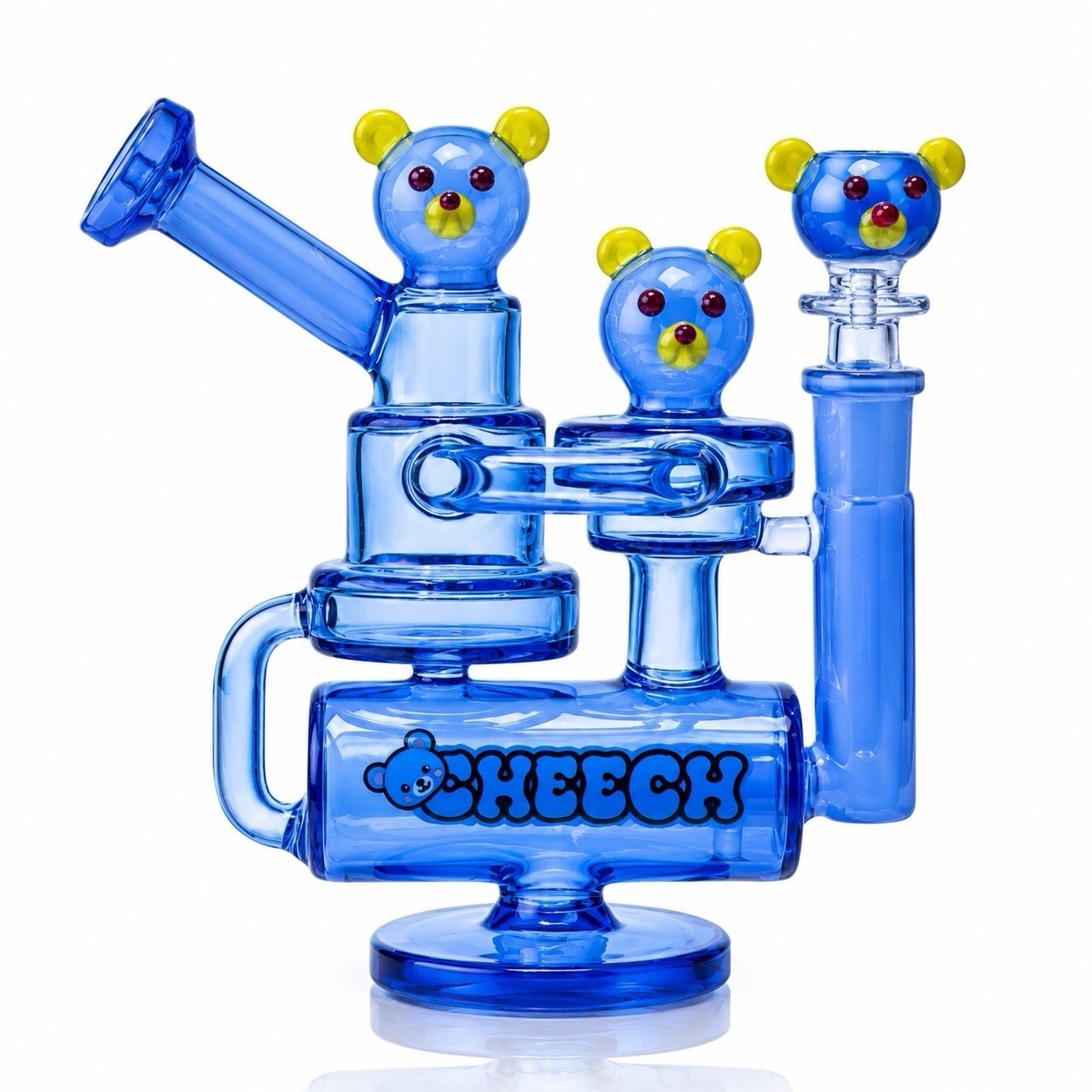 Cheech Glass 7 Inch Three Bears Water Pipe *USA* Cheech Glass 7 Inch Three Bears Water Pipe *USA*
