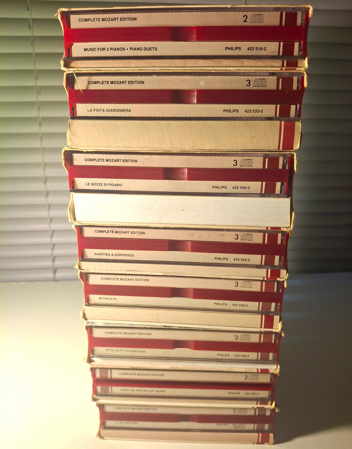 Philips Complete Mozart Edition 1991 CD Box Set Complete Edition Classical Opera Philips Complete Mozart Edition 1991 CD Box Set Complete Edition Classical Opera