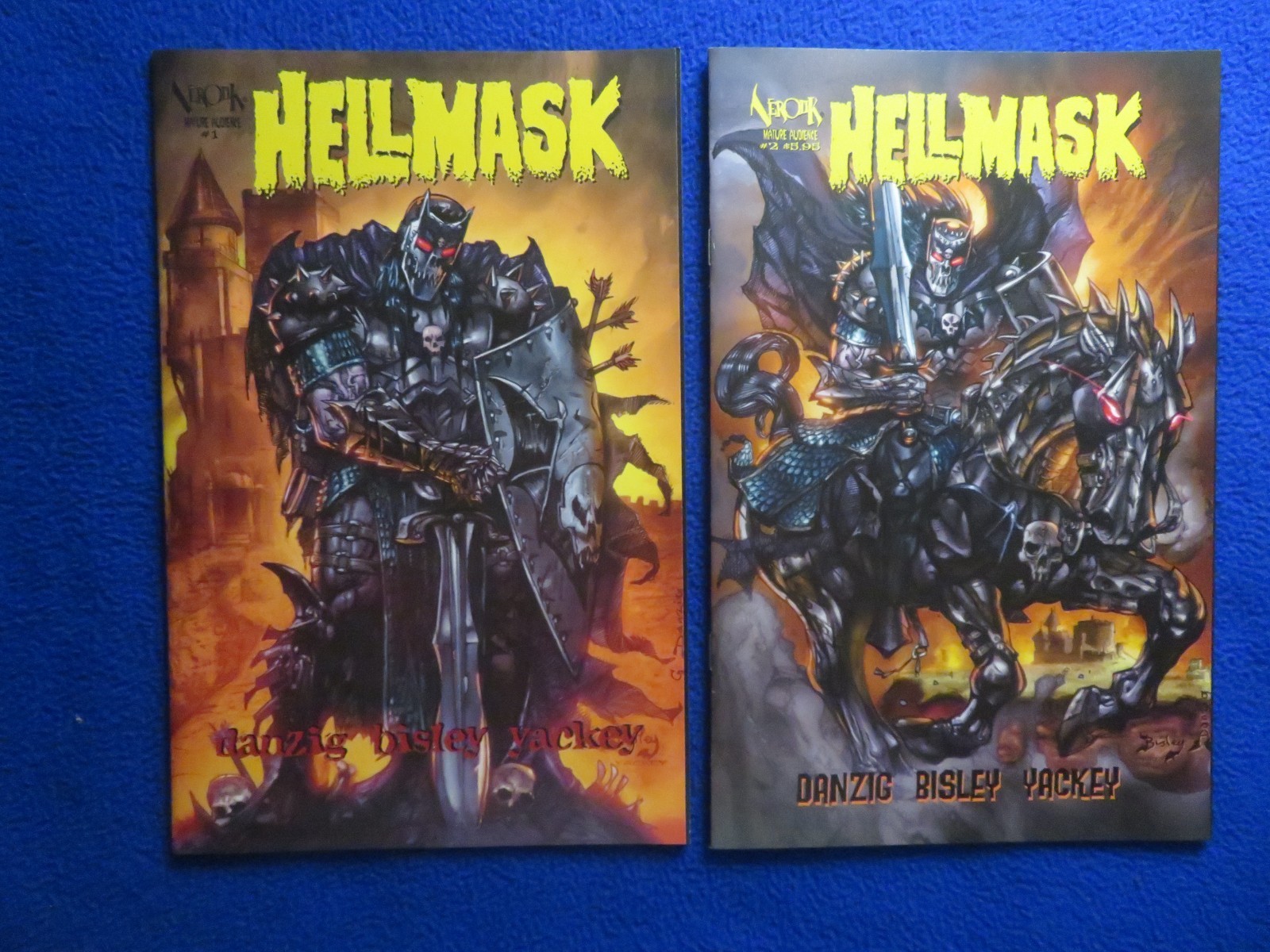 VEROTIK HELLMASK #1 & 2 VARIANTS 2024 GLEN DANZIG BISLEY GARRES VEROTIK HELLMASK #1 & 2 VARIANTS 2024 GLEN DANZIG BISLEY GARRES