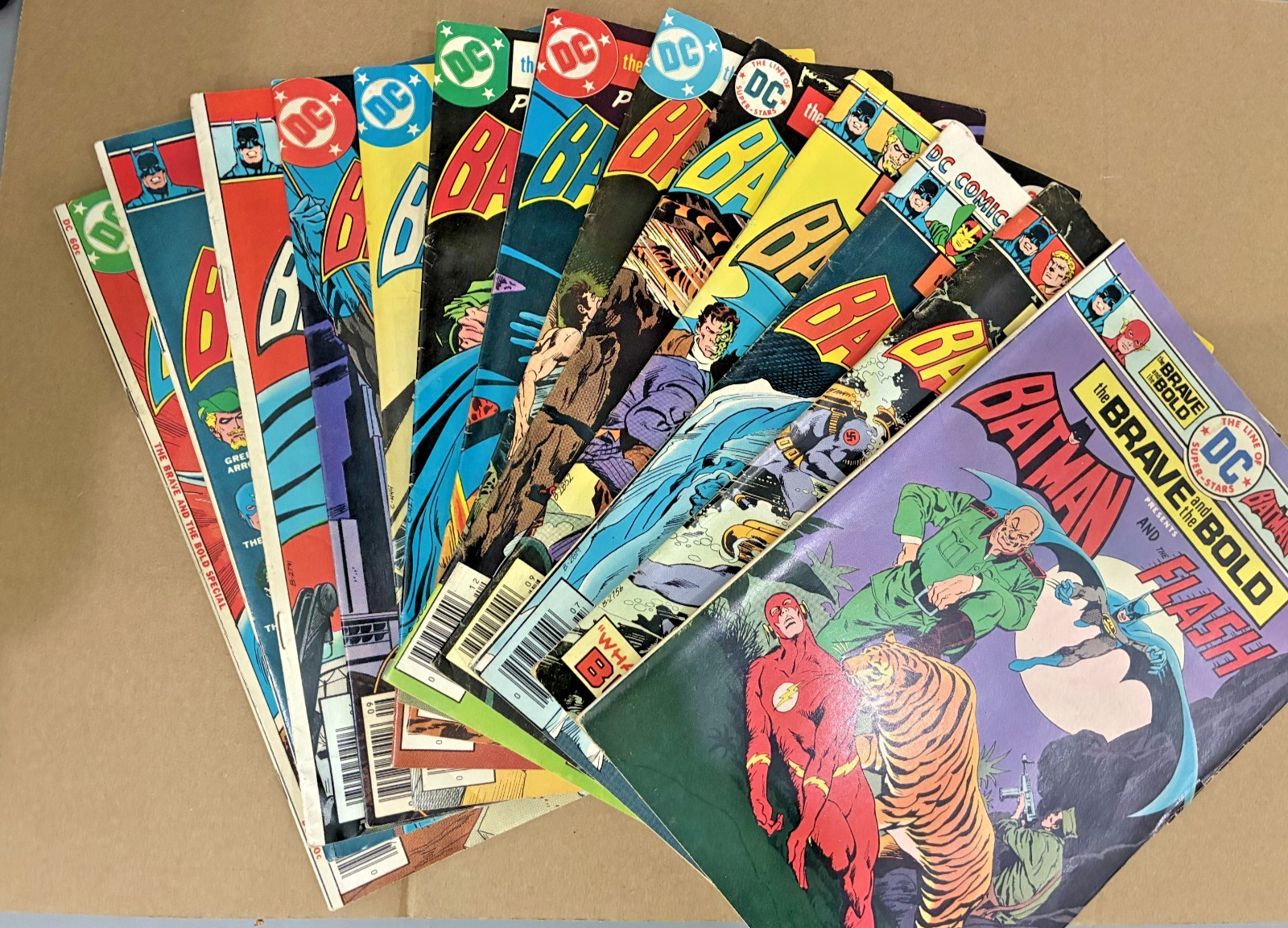 Brave and the Bold Batman Bronze Age 13 Comic Lot 1970s DC Flash Joker Deadman
