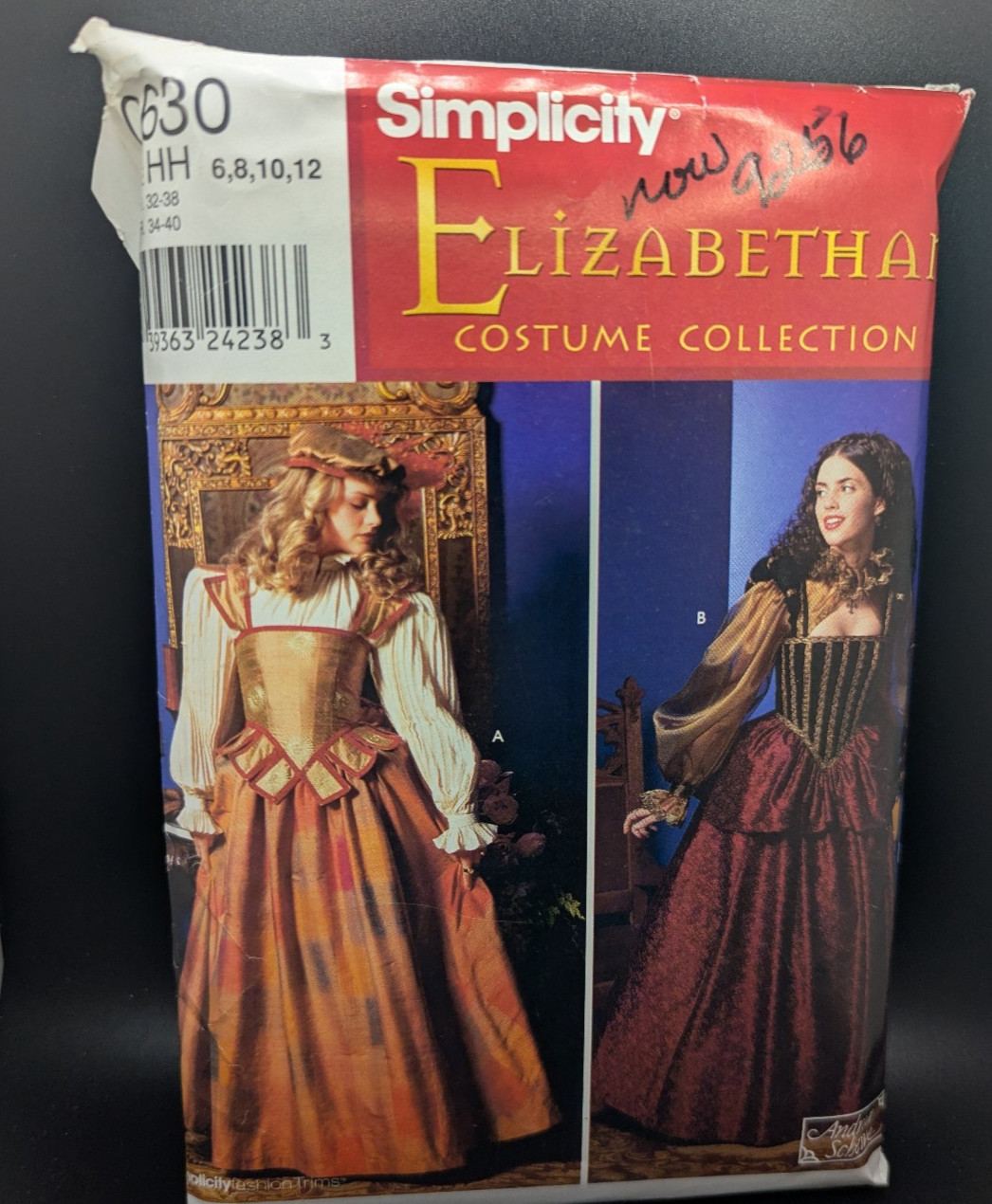 Uncut Simplicity Elizabethan Costume Patterns - Choose from 0630 or 8881