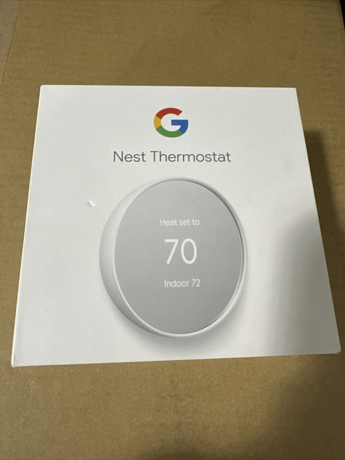 Google Nest Smart Thermostat, Snow - GA01334-US