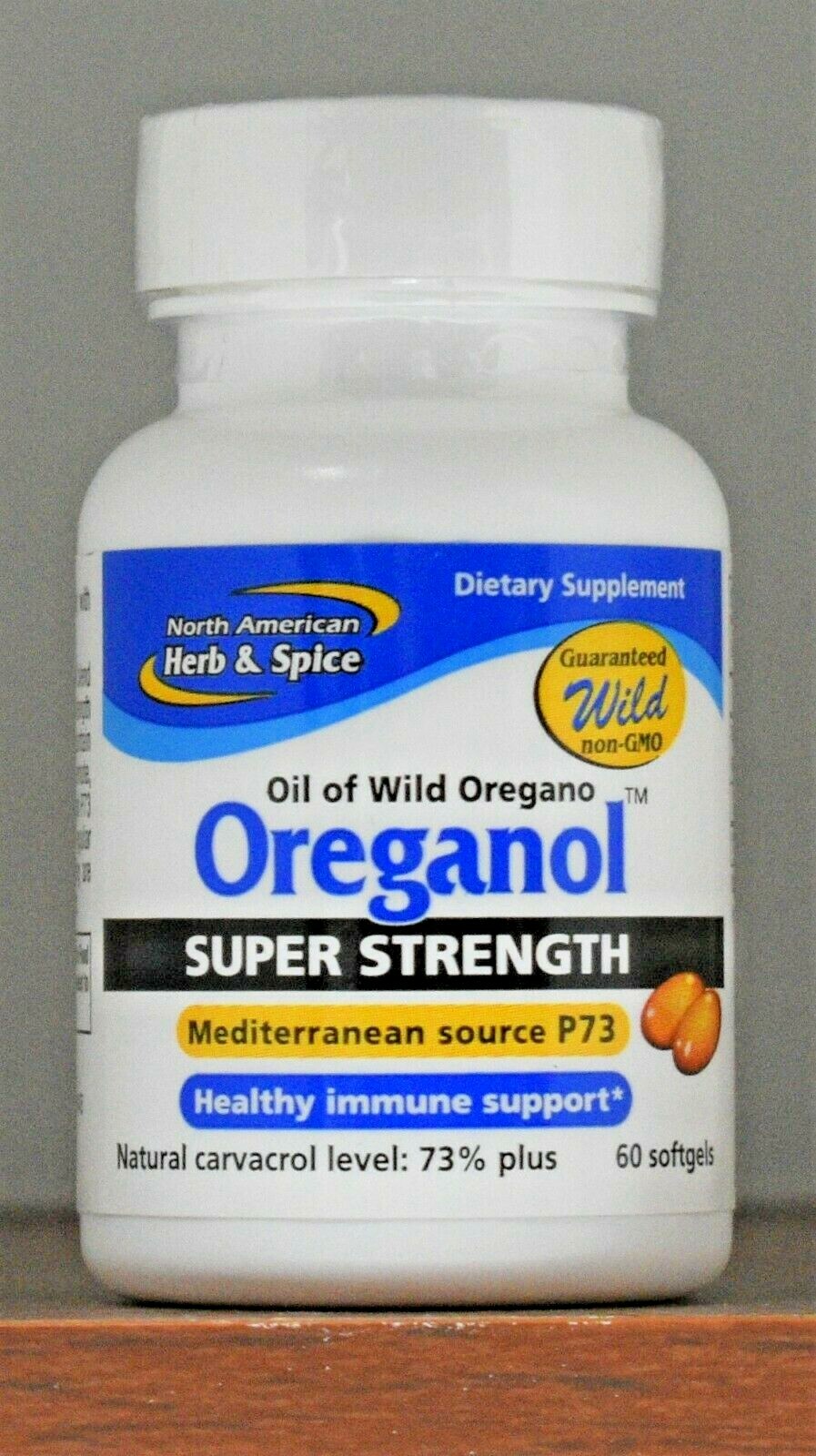 OREGANOL Oil P73 60 Softgels, Super Strength By North American Herb 60 softgels OREGANOL Oil P73 60 Softgels, Super Strength By North American Herb 60 softgels