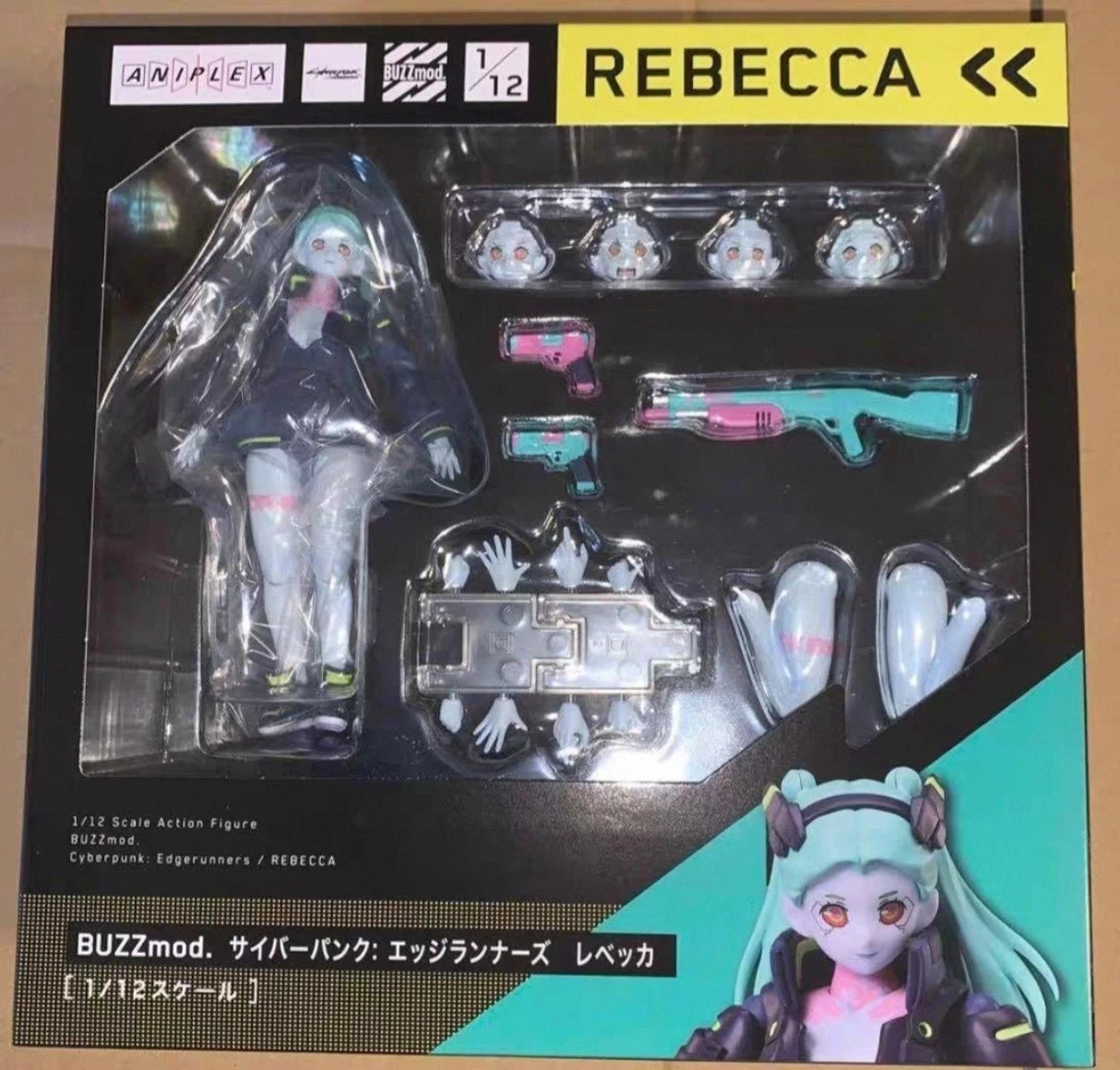 ANIPLEX BUZZmod. Cyberpunk: Edgerunners Rebecca 1/12 Action Figure New In Stock ANIPLEX BUZZmod. Cyberpunk: Edgerunners Rebecca 1/12 Action Figure New In Stock