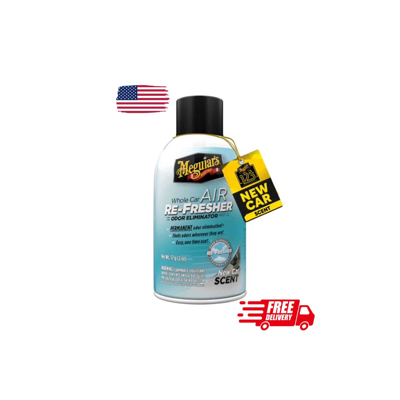 Meguiar\'s G16402 Whole Car Air Re-Fresher,Odor Eliminator Mist New Car Scent 2oz Meguiar\'s G16402 Whole Car Air Re-Fresher,Odor Eliminator Mist New Car Scent 2oz