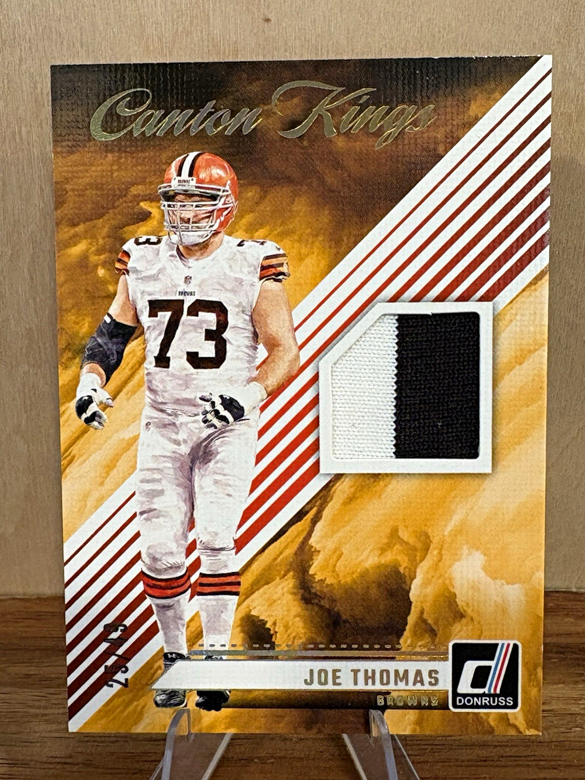 Donruss 2024 Joe Thomas Canton Kings Memorabilia 25/49 CKI-JTH Cleveland Browns Donruss 2024 Joe Thomas Canton Kings Memorabilia 25/49 CKI-JTH Cleveland Browns