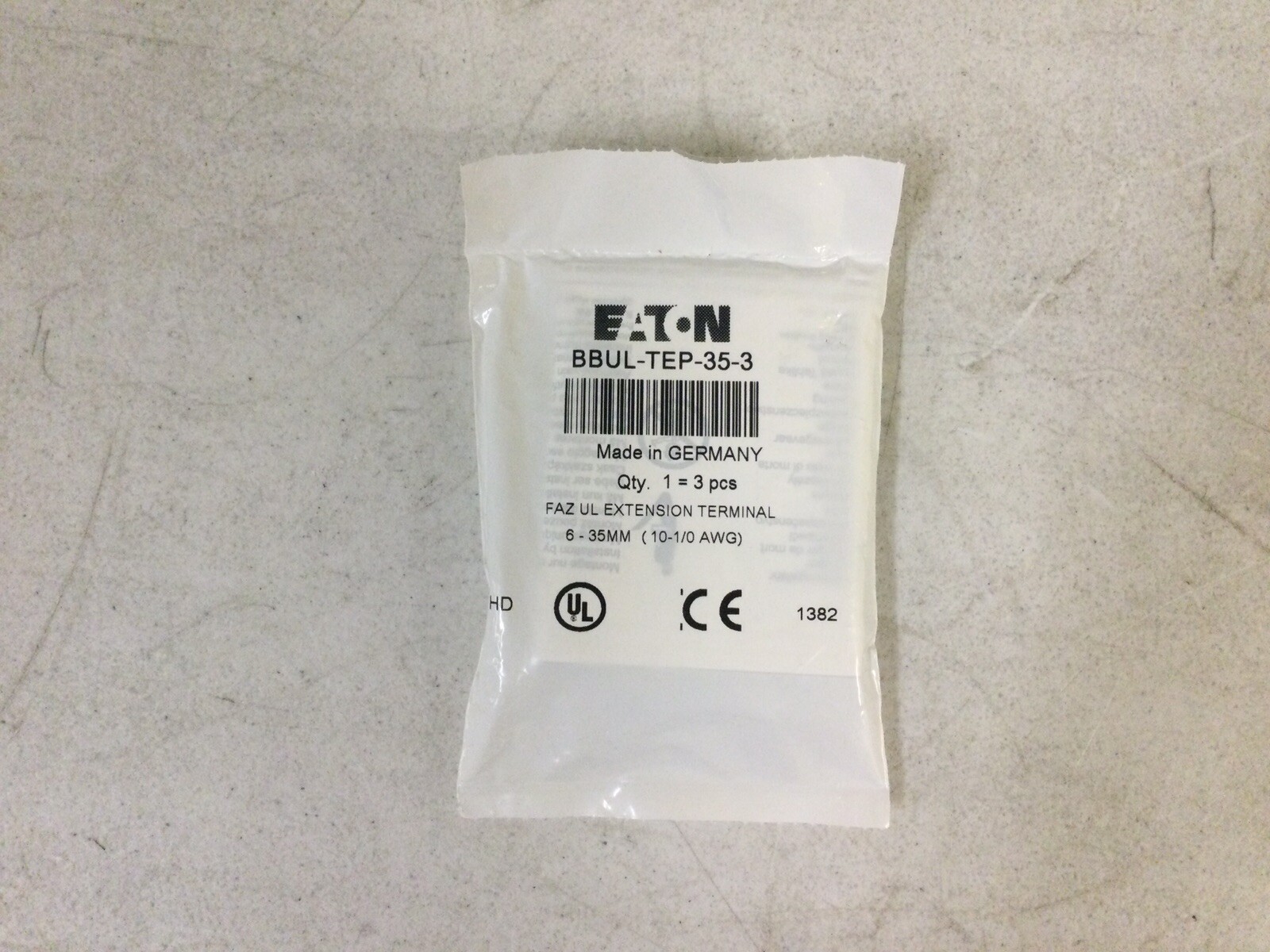 NEW, EATON / CUTTER HAMMER BBUL-TEP-35-3 EXTENSION TERMINAL, 
