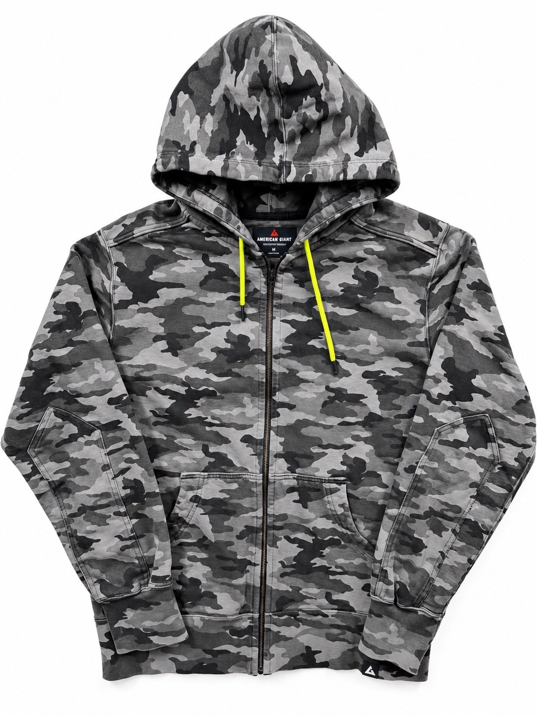 American Giant Camo Full Zip Hoodie Heavyweight Made In USA Sweatshirt Mens XL American Giant Camo Full Zip Hoodie Heavyweight Made In USA Sweatshirt Mens XL