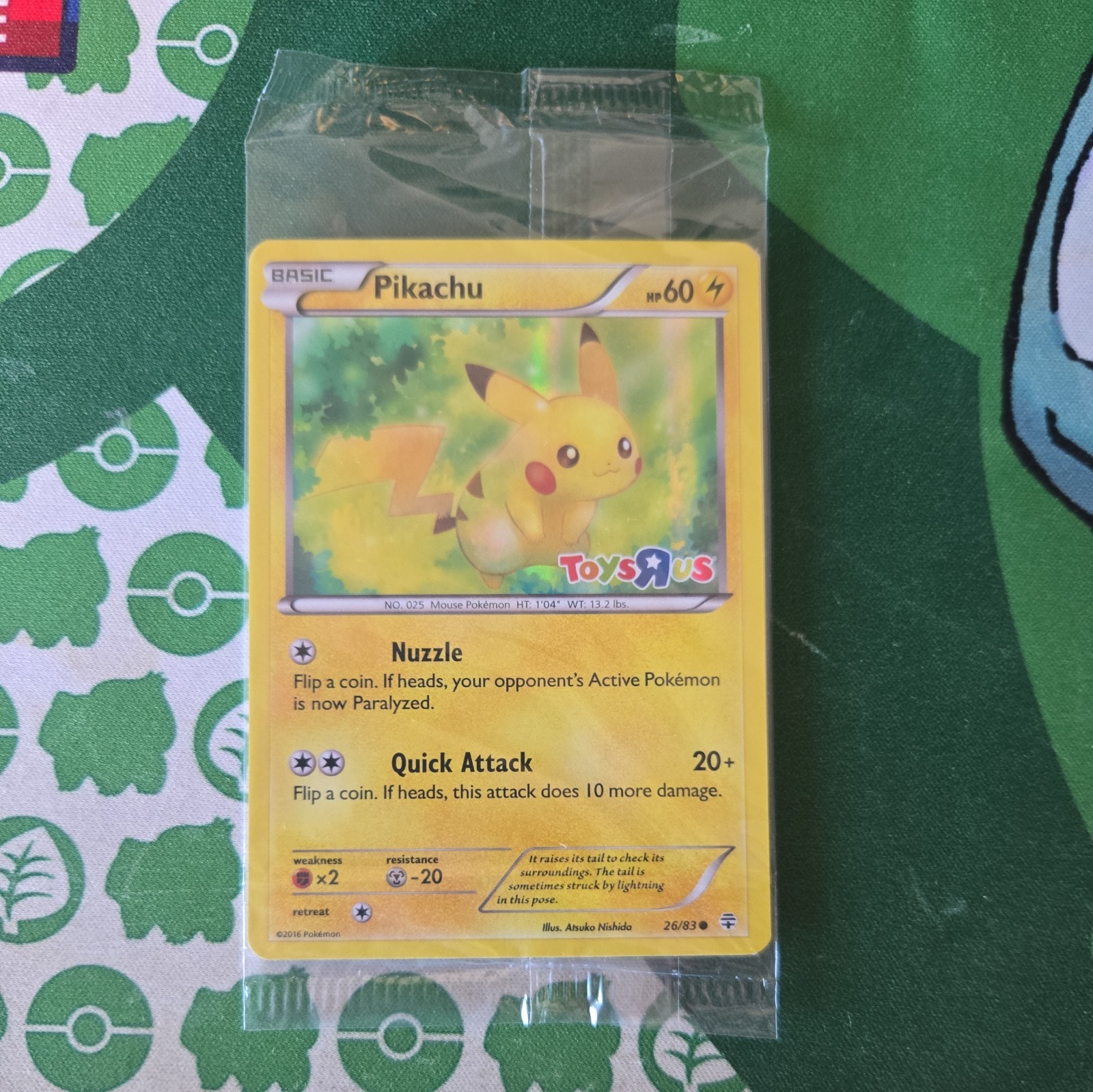 Pokémon TCG Pikachu - Toys R Us Promo - 26/83 - Sealed Pokémon TCG Pikachu - Toys R Us Promo - 26/83 - Sealed