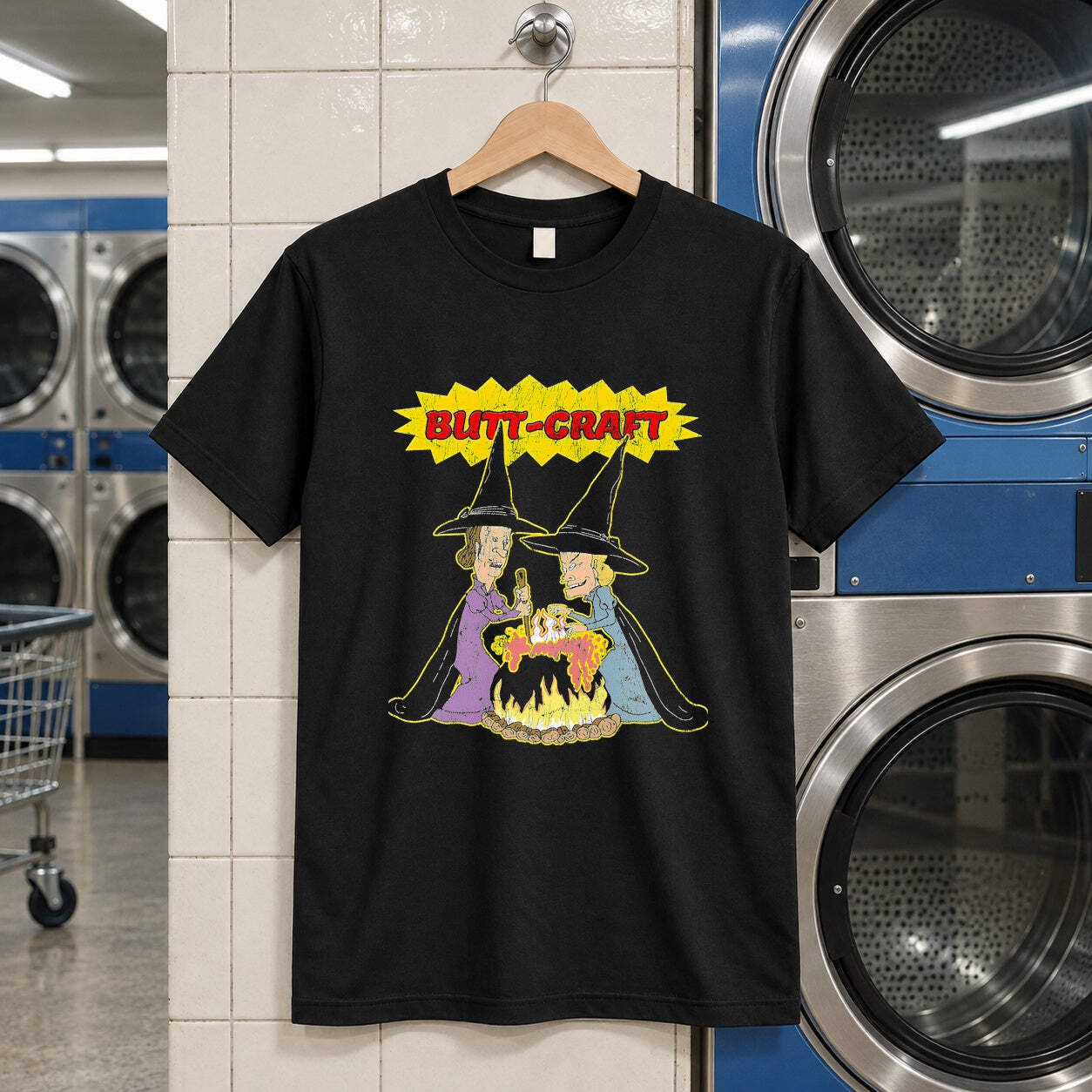 Beavis and butthead halloween special vintage black t-shirt