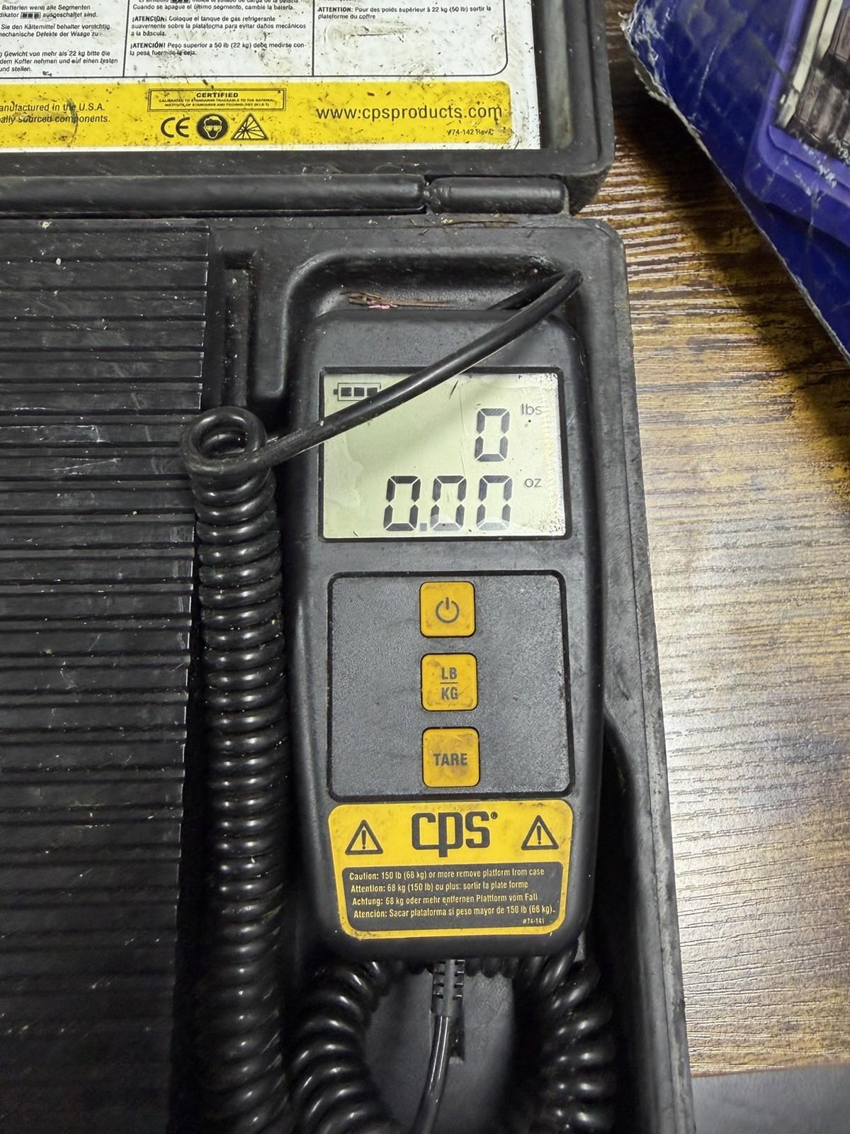 CPS CC220 Compute A Charge Refrigerant Scale w/ Case Tested Works CPS CC220 Compute A Charge Refrigerant Scale w/ Case Tested Works
