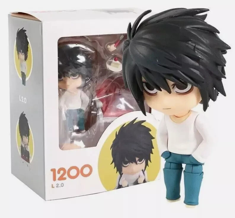 NEW 10CM Death Note Nendoroid L 2.0 1200 Lawliet PVC Anime  Action Figure