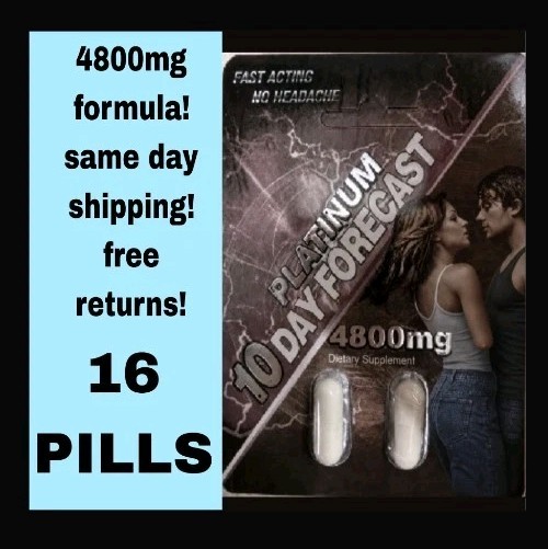 10 day forecast 4800mg platinum (16 pills) male enhancement Stamina 3200 5 Day 10 day forecast 4800mg platinum (16 pills) male enhancement Stamina 3200 5 Day