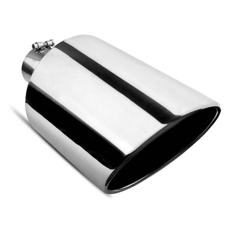 1pc/2pc Rolled-Edge Stainless Steel Exhaust Tip 4