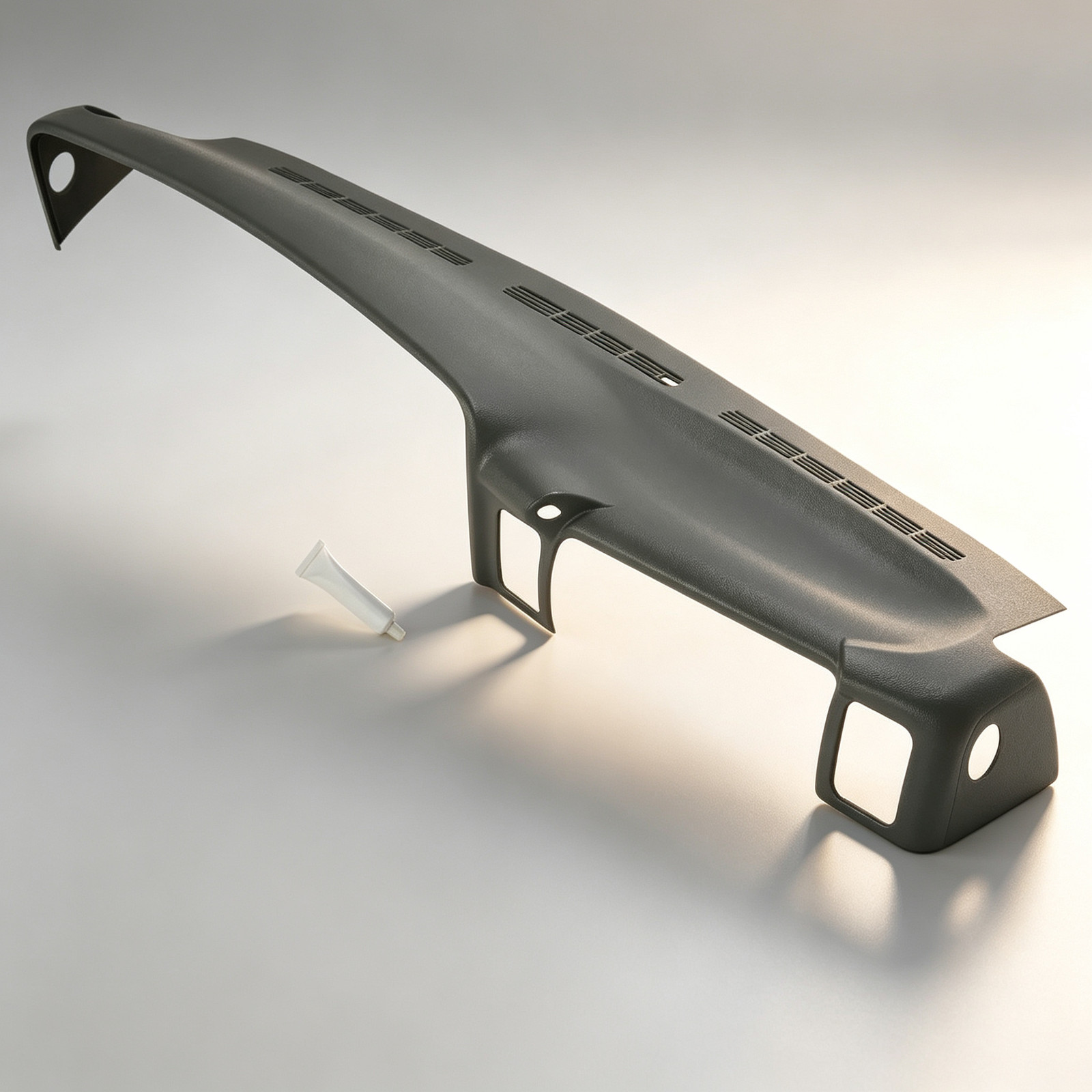Molded Dash Cover For Tahoe Suburban Yukon 1999-2006 In Dark Pewter Gray overlay