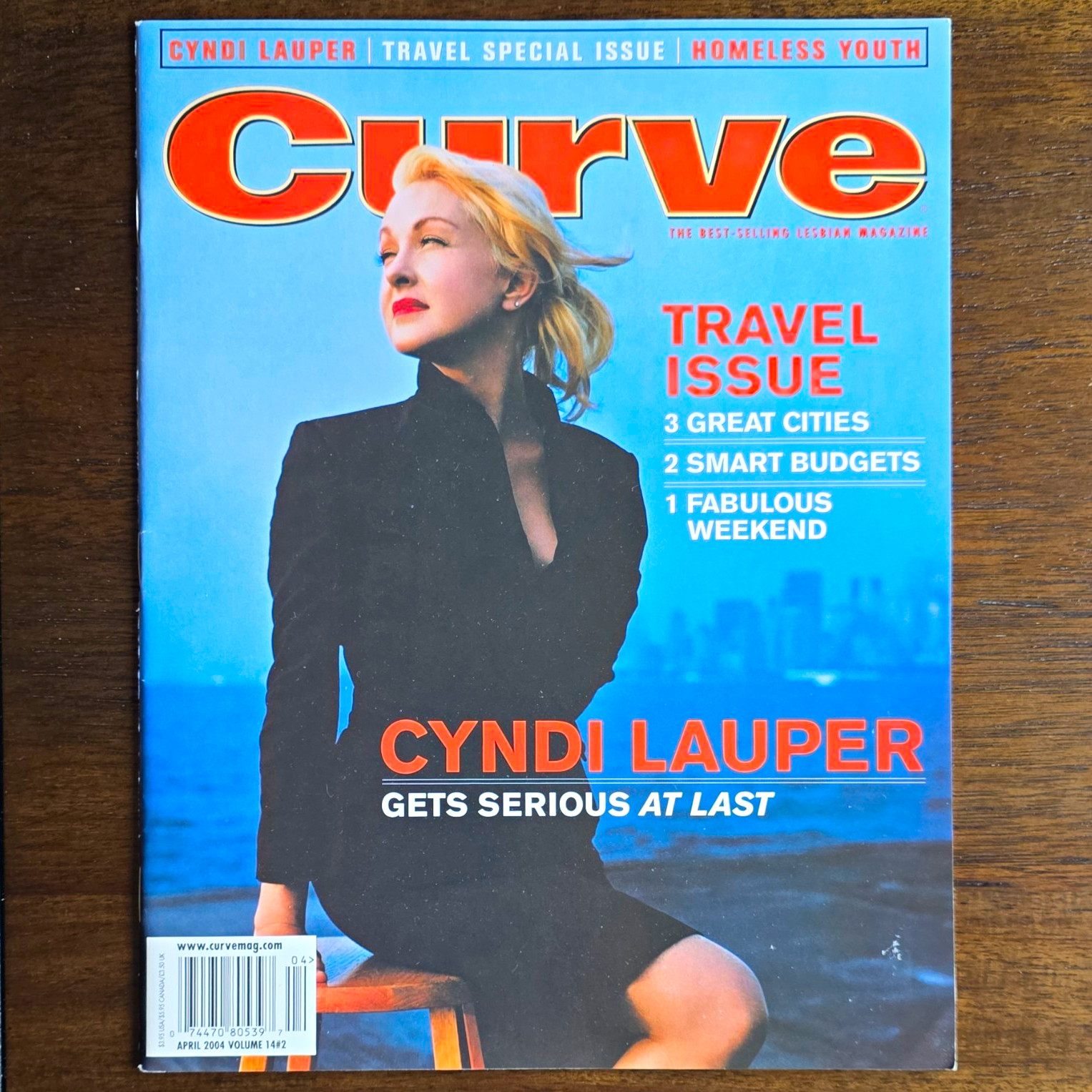 Curve Magazine April 2004 Vol 14 Issue 4 Cyndi Lauper Cover Travel Issue Curve Magazine April 2004 Vol 14 Issue 4 Cyndi Lauper Cover Travel Issue