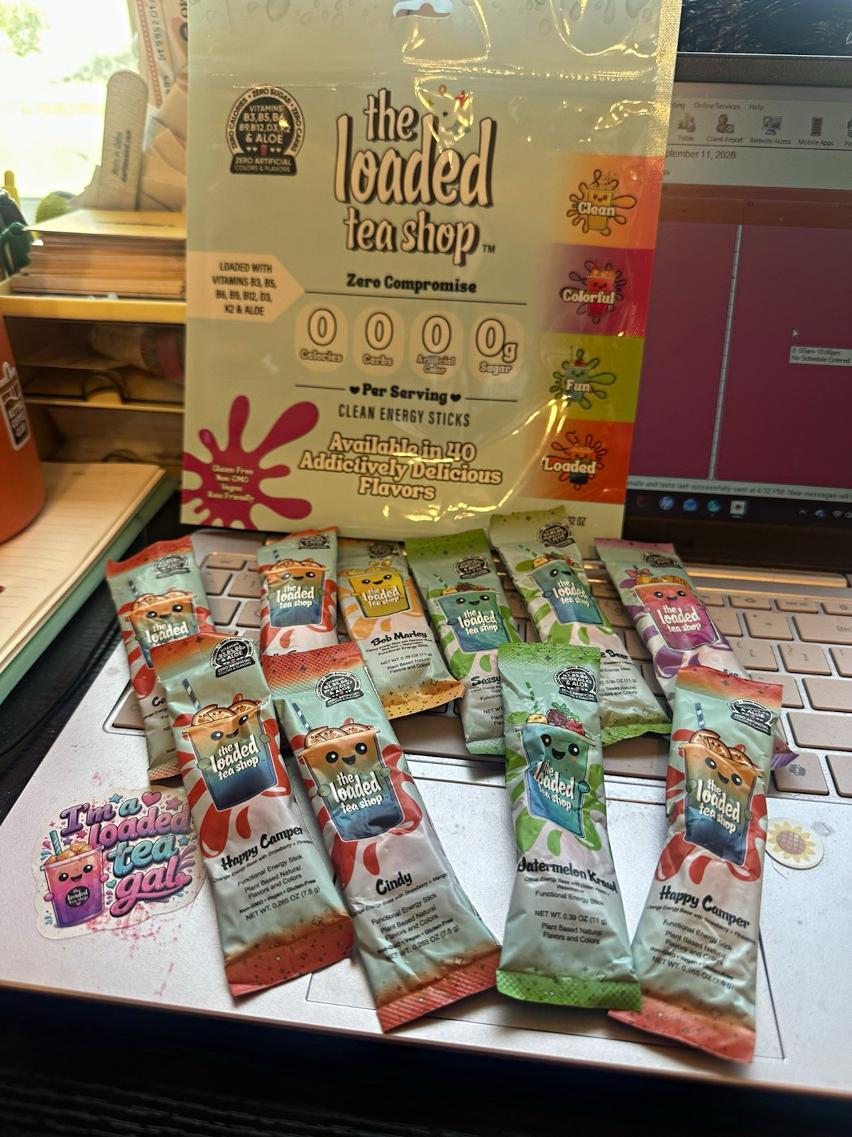 10 random flavors The Loaded Tea Shop Clean Energy Sticks Zero Sugar Gluten Free 10 random flavors The Loaded Tea Shop Clean Energy Sticks Zero Sugar Gluten Free