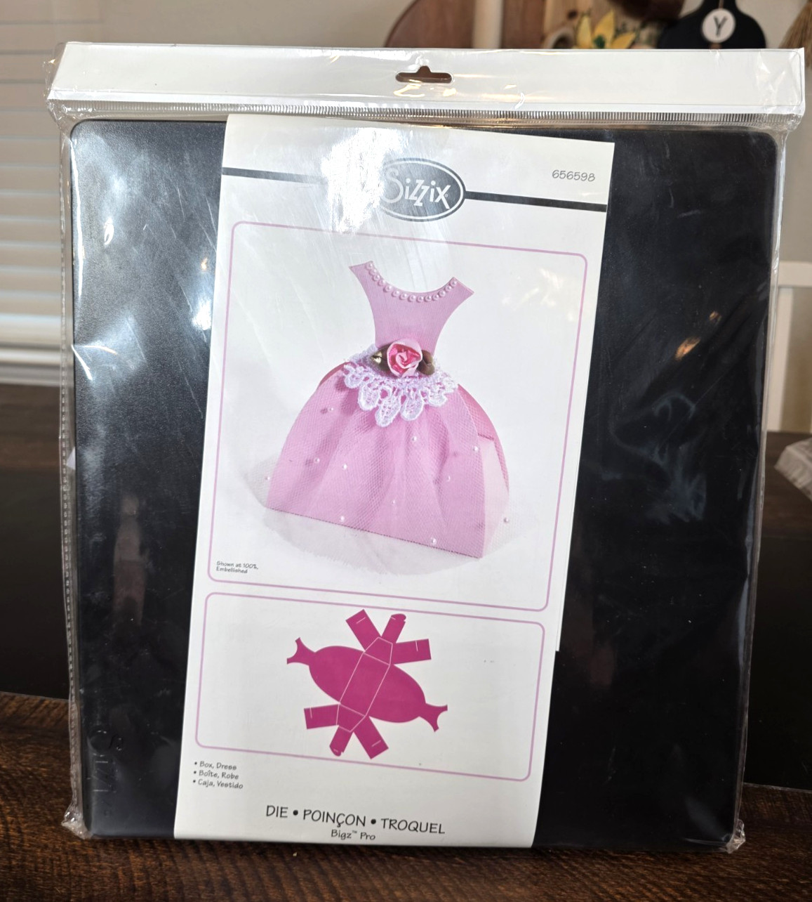 Rare Retired New Sizzix Bigz Pro Die Box Dress 656598 Big Shot Pro Ellison 2010 Rare Retired New Sizzix Bigz Pro Die Box Dress 656598 Big Shot Pro Ellison 2010