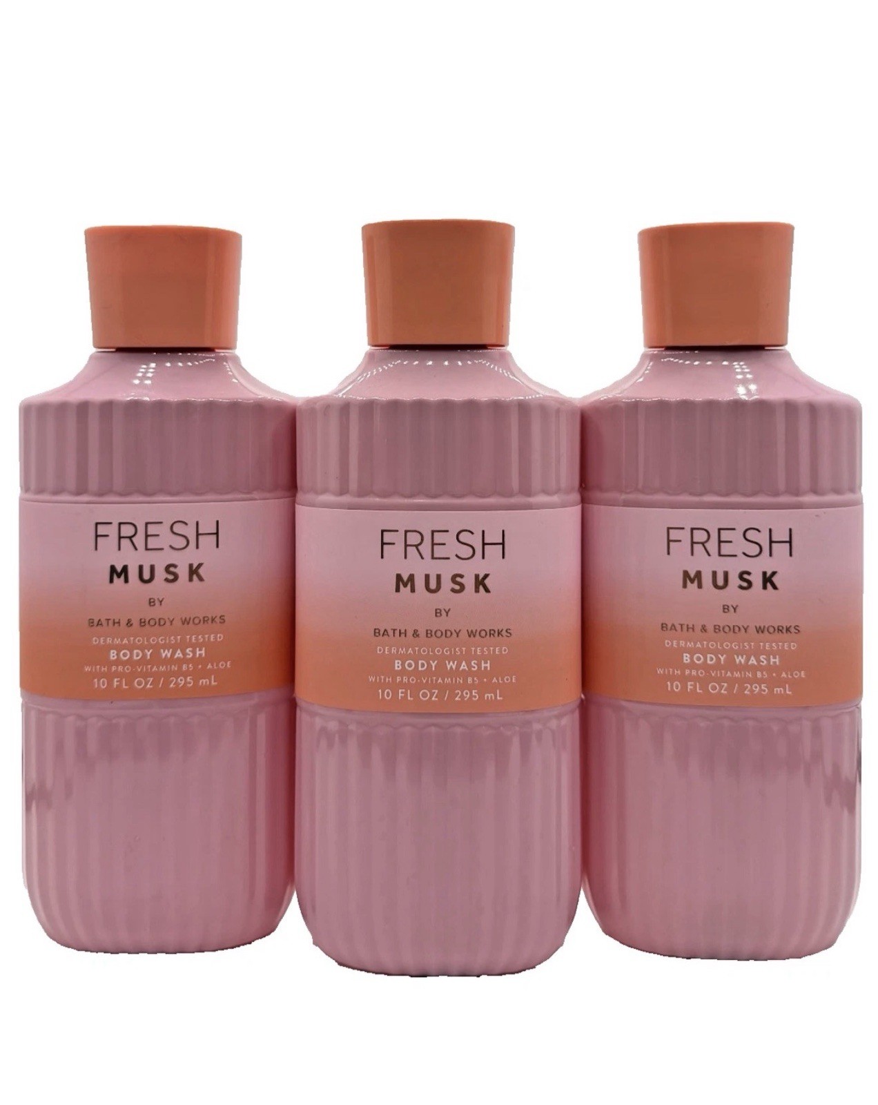 Three (3) Bath & Body Works FRESH MUSK Body Wash Shower Gel 10oz NEW Three (3) Bath & Body Works FRESH MUSK Body Wash Shower Gel 10oz NEW