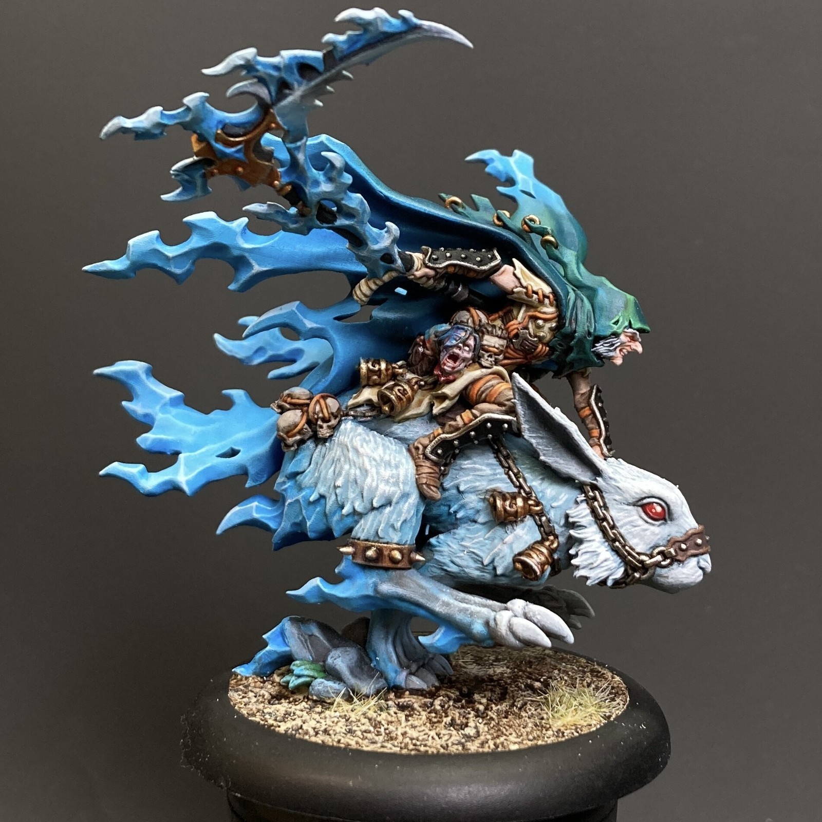Warmachine MKIV 26011 Merc Zacchaeus, Winter\'s Chill Pro Painted Miniature