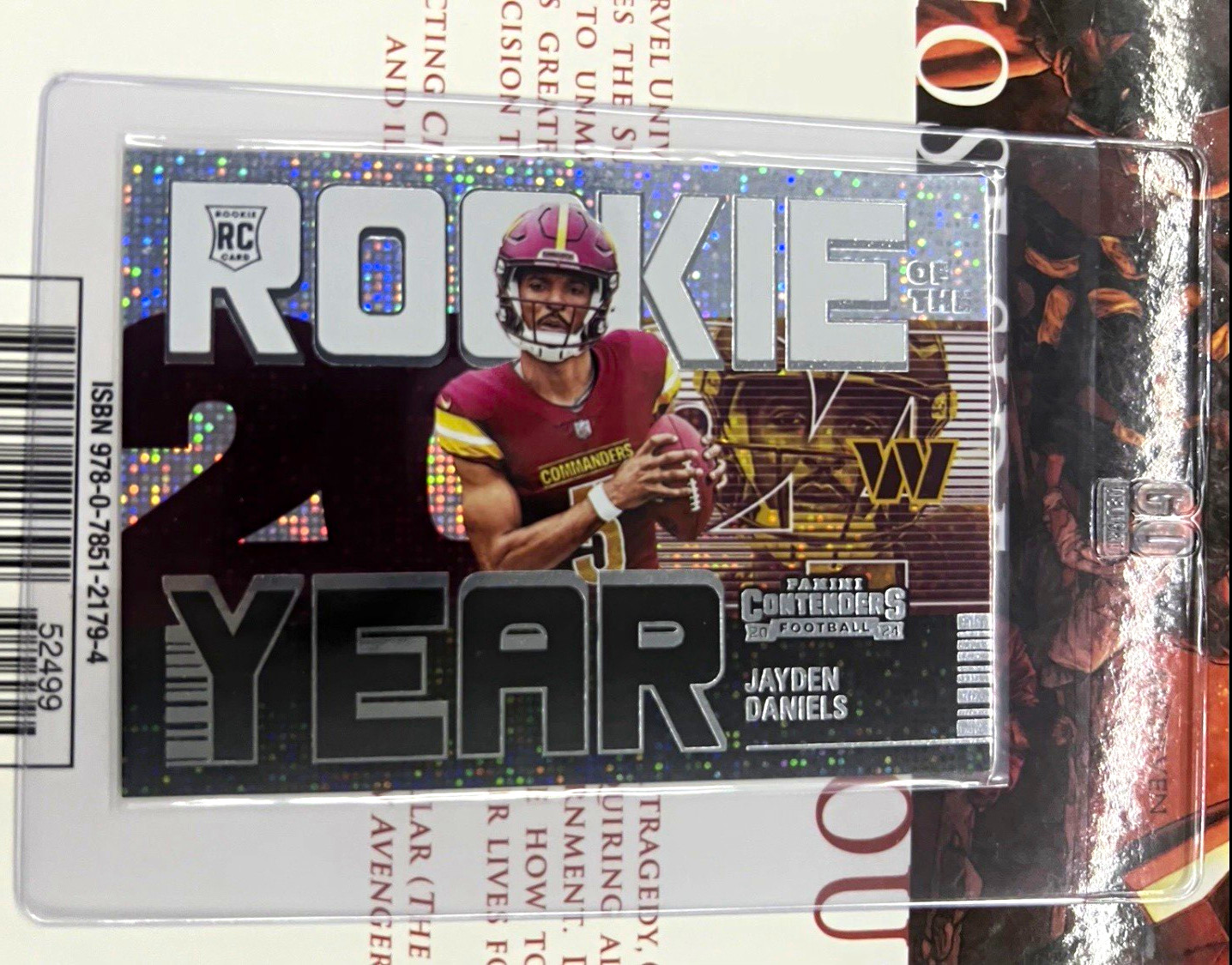 Jayden Daniels 2024 Panini Contenders Rookie of the Year Insert #2 Commanders Jayden Daniels 2024 Panini Contenders Rookie of the Year Insert #2 Commanders