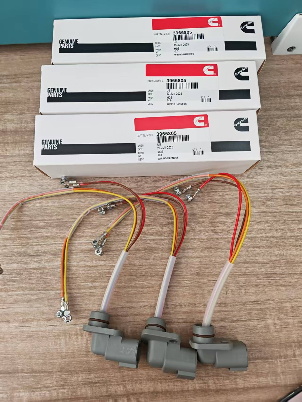 NEW 3 Pack 3966805 Fuel Injector Wiring Harness for Cummins / 03-05 5.9L 3957309