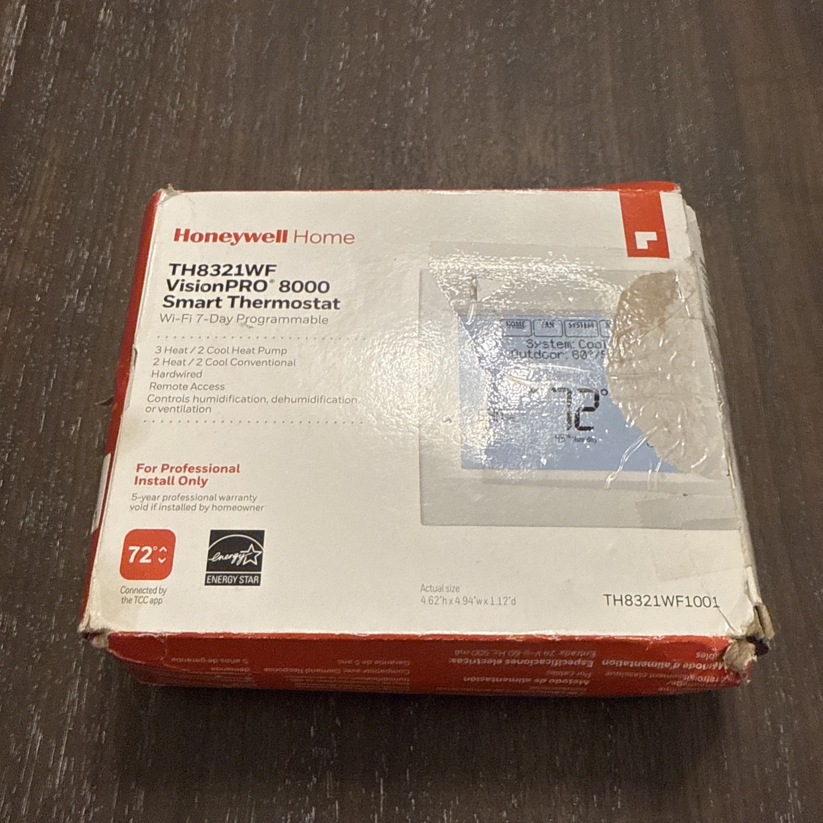 Honeywell VisionPRO Wi-Fi Digital Programmable Thermostat (TH8321WF1001) Honeywell VisionPRO Wi-Fi Digital Programmable Thermostat (TH8321WF1001)