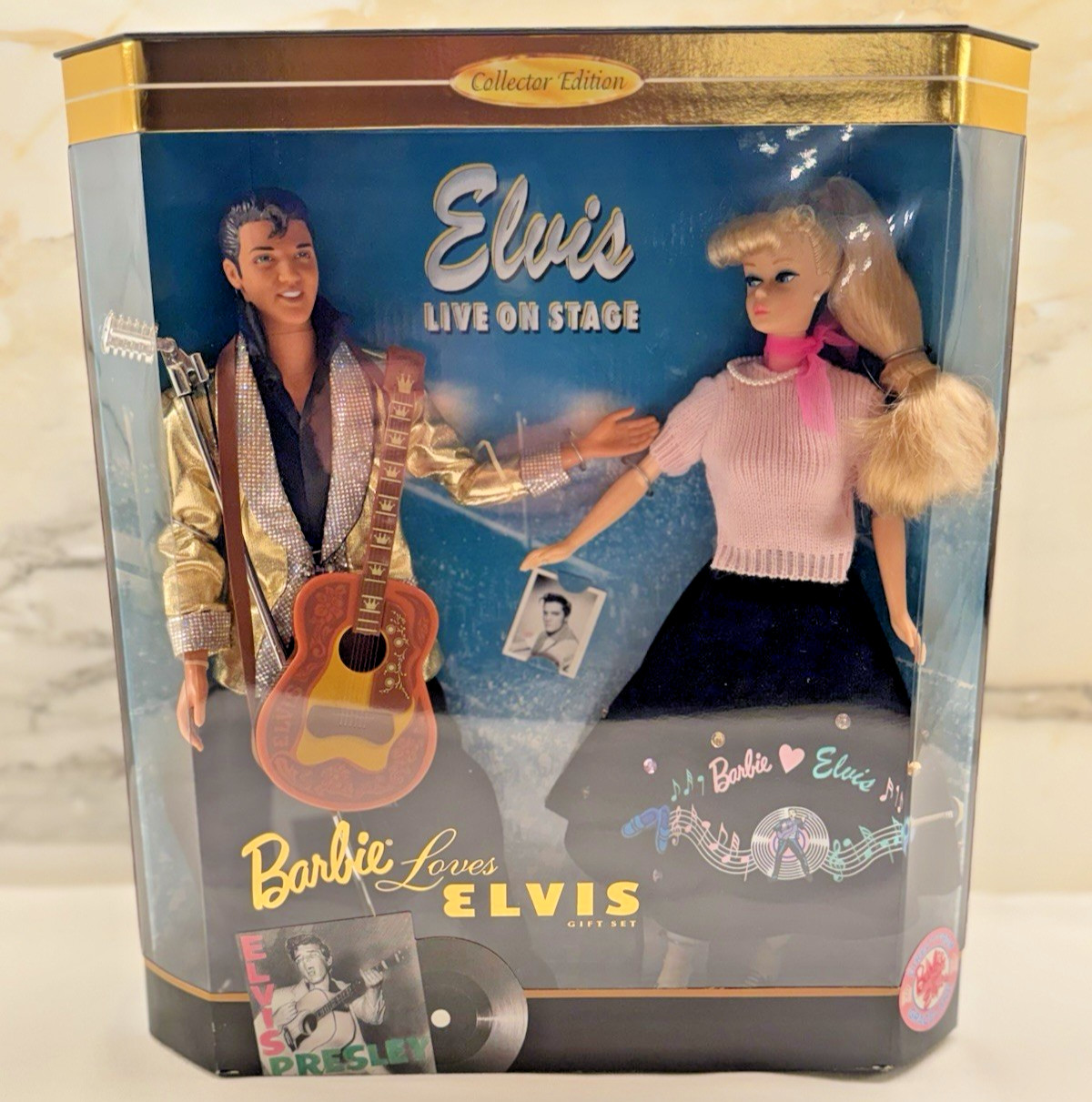 Vintage 1996 Barbie Loves Elvis Doll Gift Set, Collector Edition
