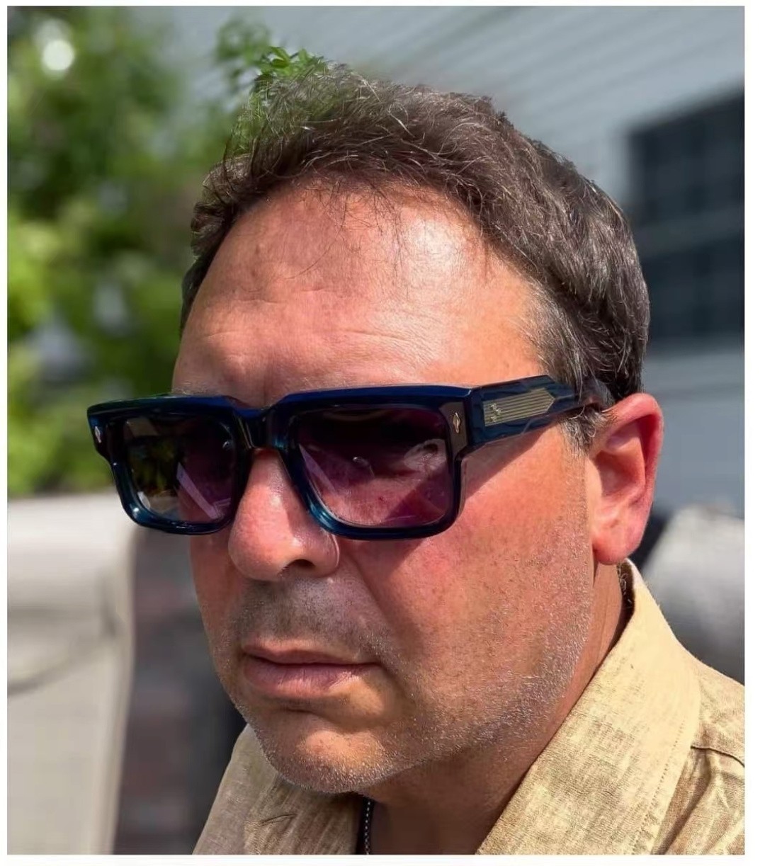 Jacques Marie Mage HEMMINGS sunglasses Size 55 口 22-146 Black Thick Square New Jacques Marie Mage HEMMINGS sunglasses Size 55 口 22-146 Black Thick Square New