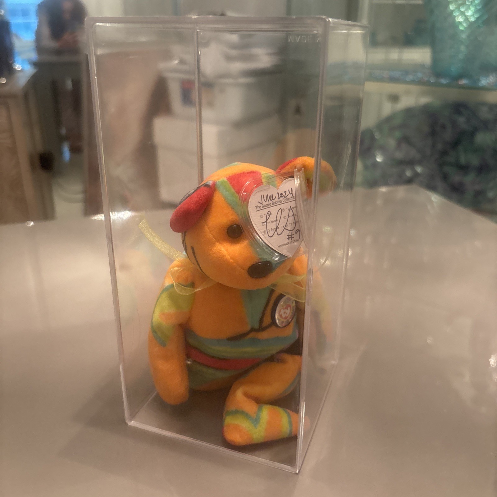 Ty Beanie Baby PICASSO Designed by Chelsea Signed Authentic RARE Gorgeous Ty Beanie Baby PICASSO Designed by Chelsea Signed Authentic RARE Gorgeous
