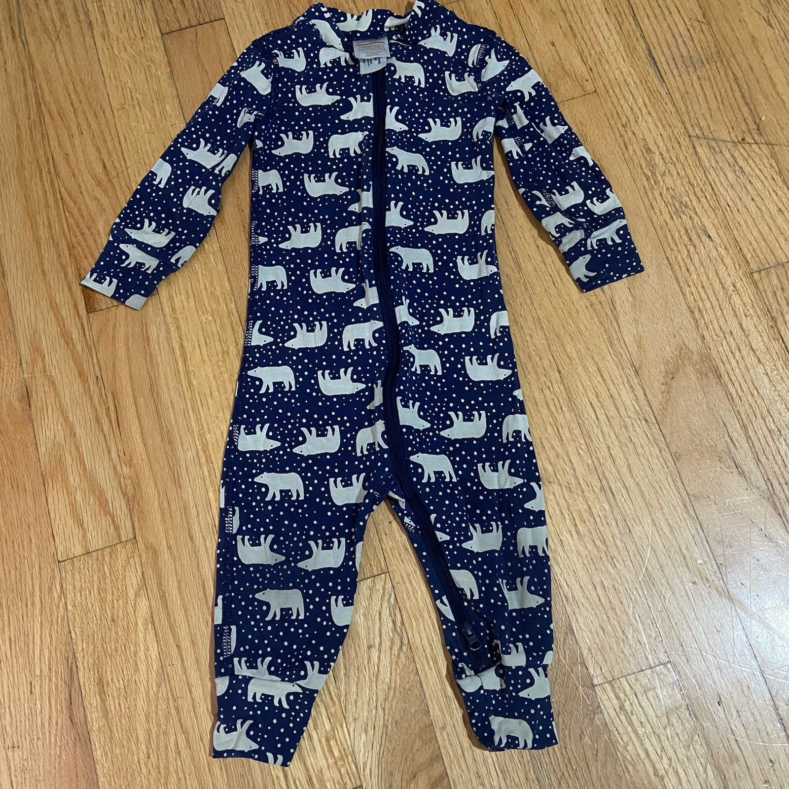 Hanna Andersson HannaSoft tencel Sleeper Pajamas Polar Bear 12-18M / 75cm Hanna Andersson HannaSoft tencel Sleeper Pajamas Polar Bear 12-18M / 75cm