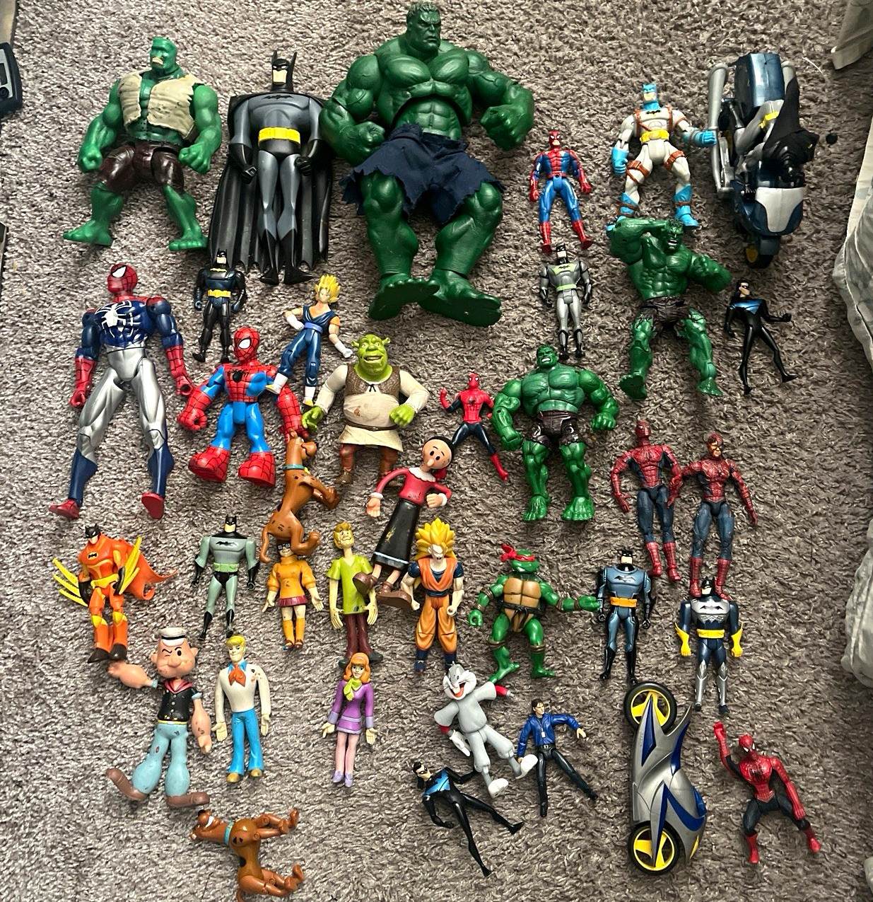 90s /2000s Superhero and cartoon action figure collection