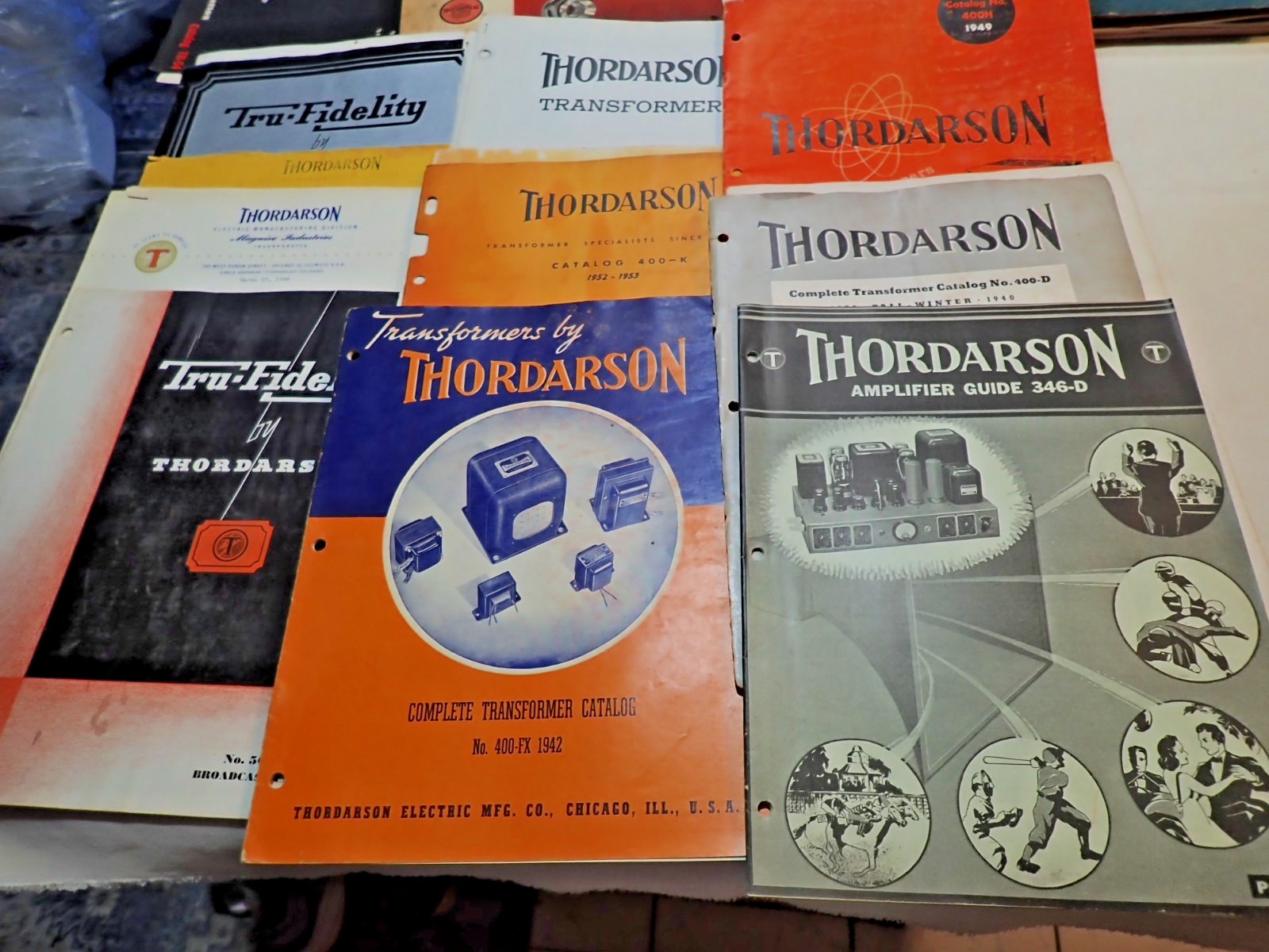 Tru Fidelity by Thordarson Transformer Specialist instruction booklet lot Tru Fidelity by Thordarson Transformer Specialist instruction booklet lot
