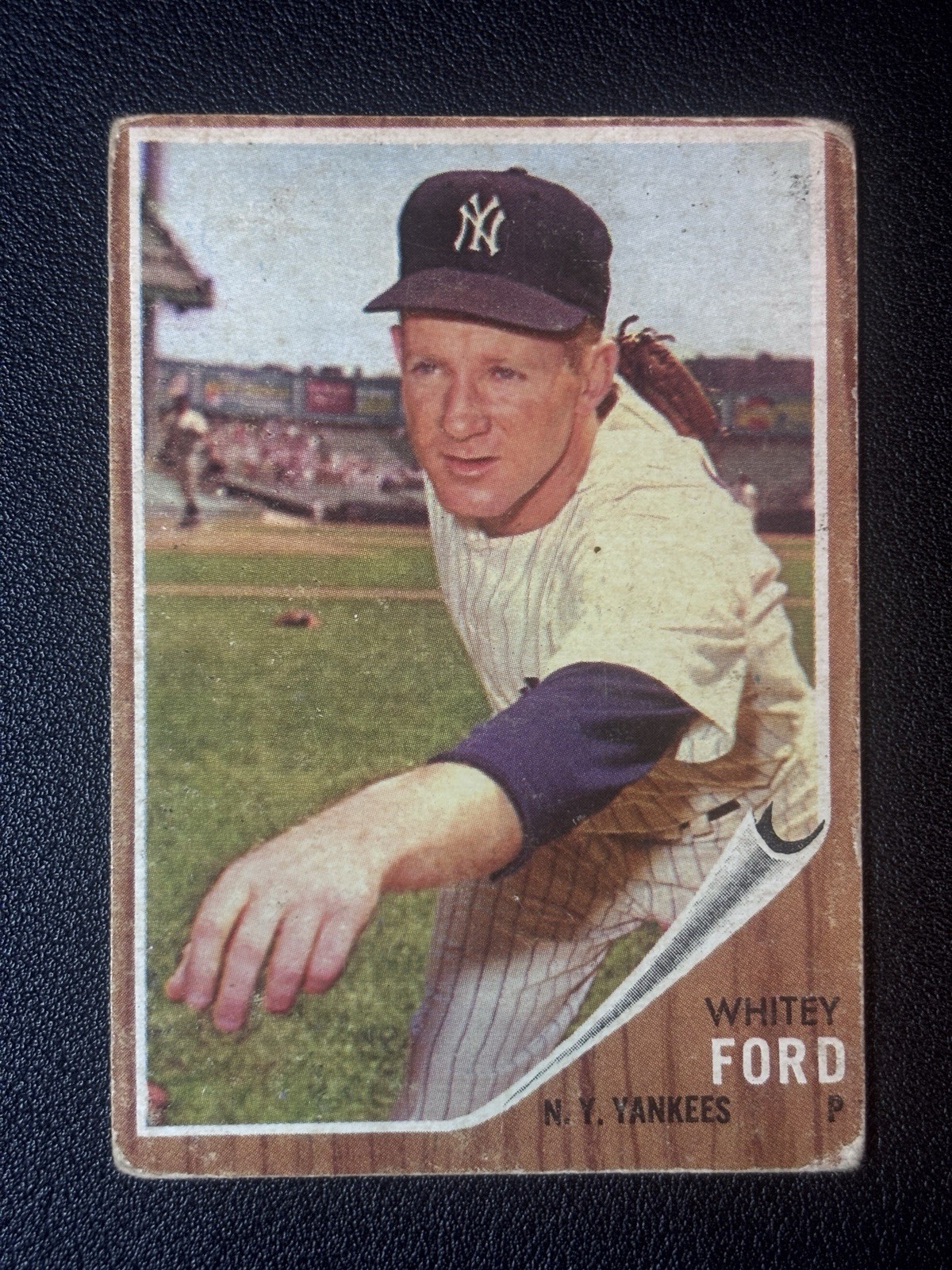 1962 Topps Baseball Whitey Ford #310 New York Yankees VG 1962 Topps Baseball Whitey Ford #310 New York Yankees VG