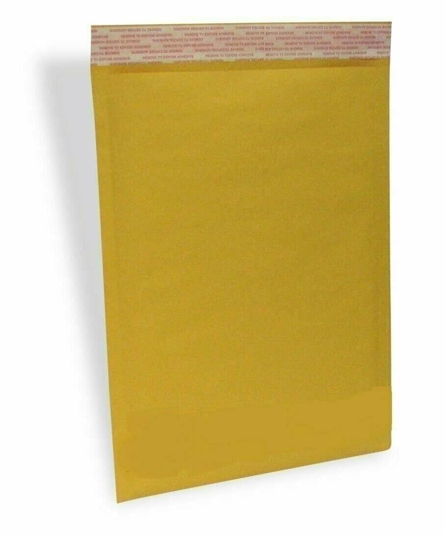 250 #0 6.5x10 Kraft Eco Bubble Padded Envelopes Mailers Lite Shipping 6.5\