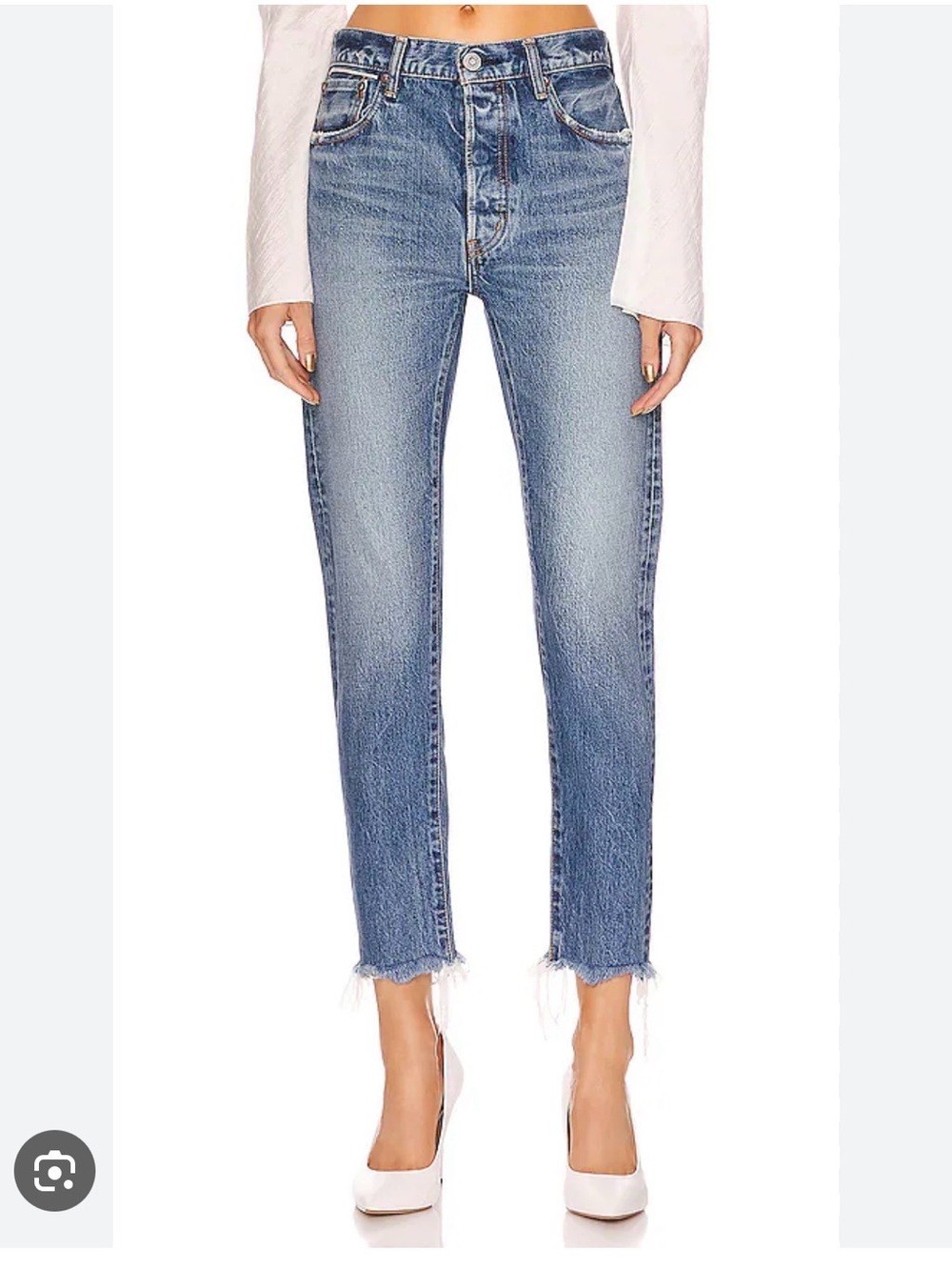 Moussy Vintage Women\'s Burbank Cropped Straight Jeans