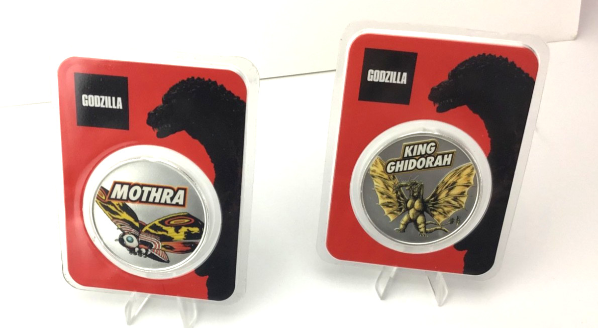 2023 Niue Marvel Godzilla Vs Monsters King & Mothra SIlver coins 2023 Niue Marvel Godzilla Vs Monsters King & Mothra SIlver coins