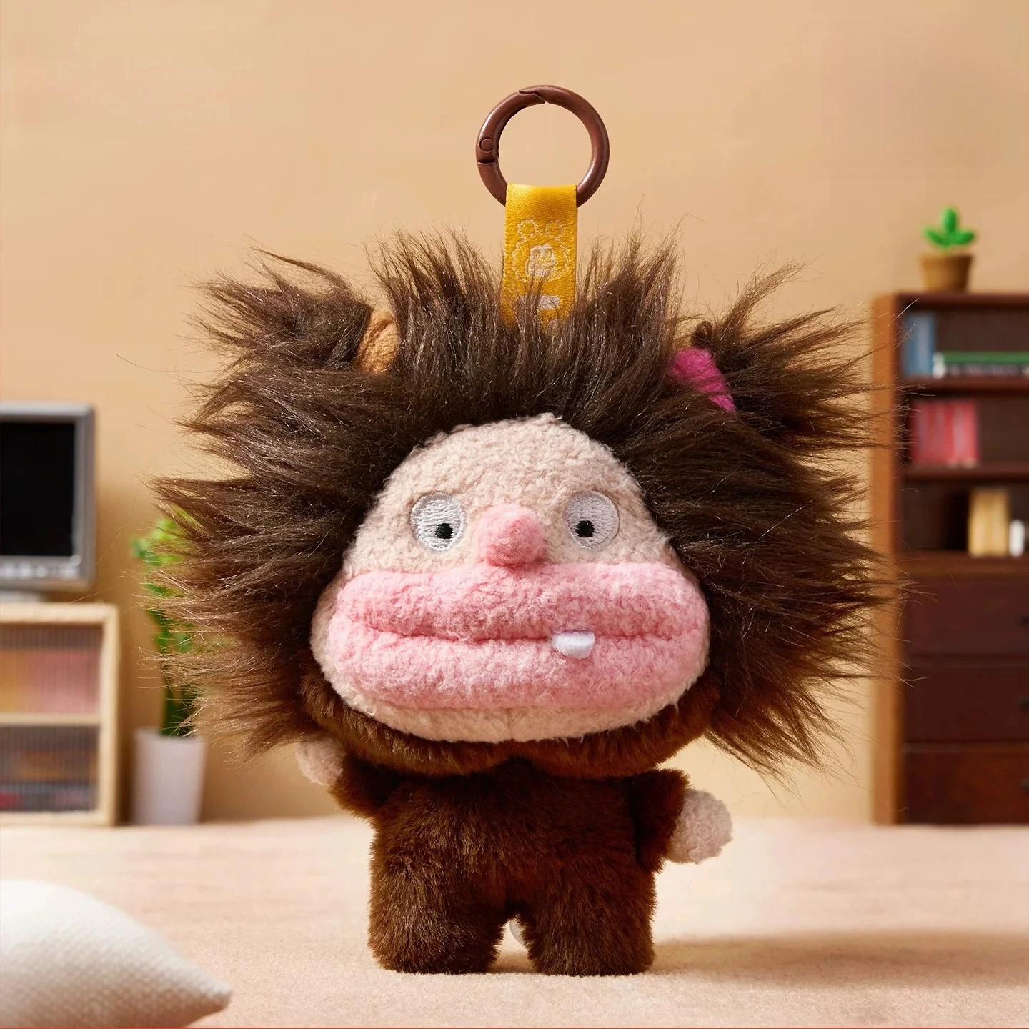 MINISO Ugly Doll Plush Toy Brown Wild Hair Funny Stuffed Animal Gift MINISO Ugly Doll Plush Toy Brown Wild Hair Funny Stuffed Animal Gift
