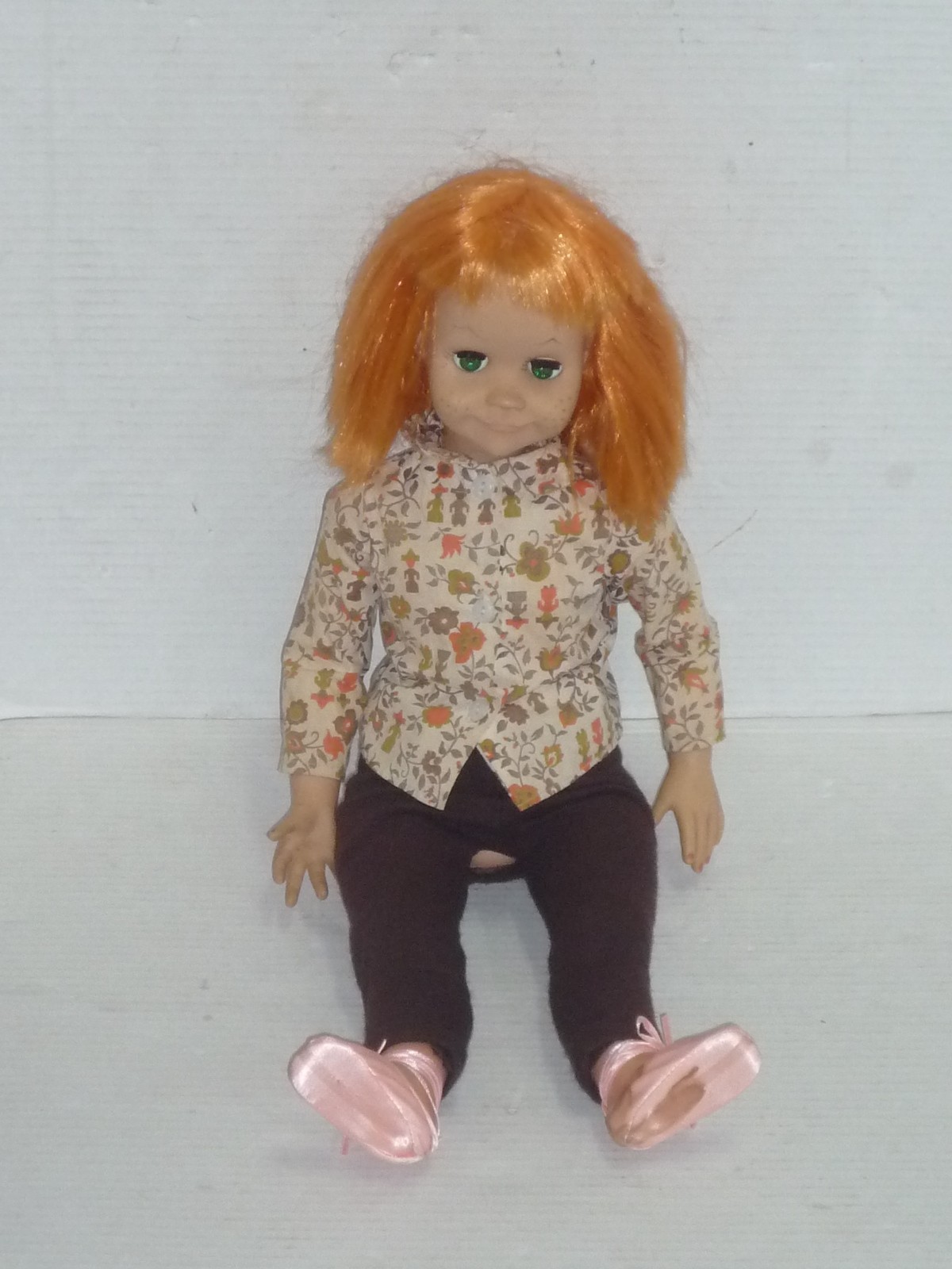 VINTAGE 1959 1960 VOGUE CARROT TOP GREEN EYES BRIKETTE DOLL 22\