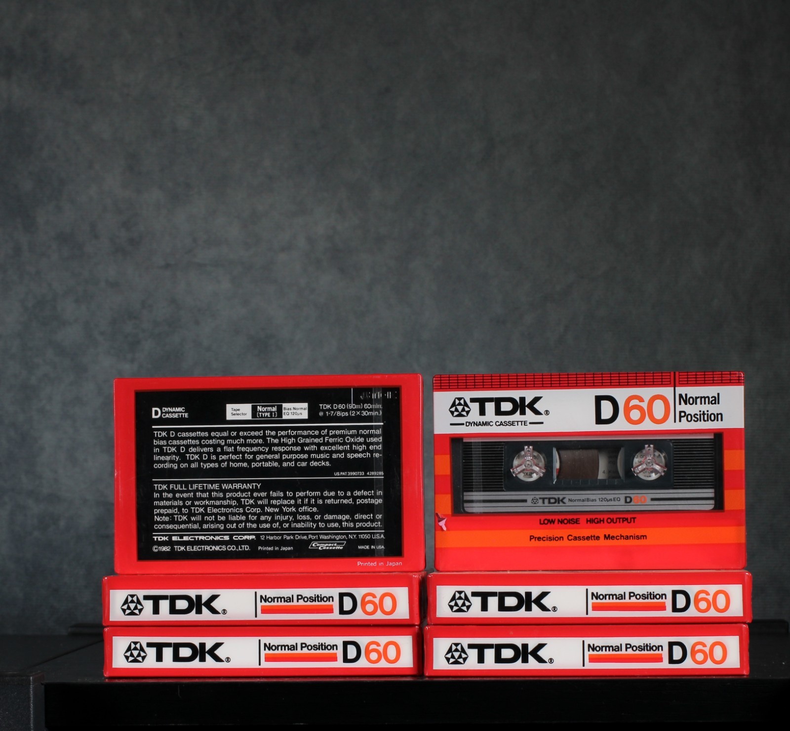 Lot of 6 TDK D60 Blank Audio Cassette Tapes New Sealed Normal Bias Vintage 1982 Lot of 6 TDK D60 Blank Audio Cassette Tapes New Sealed Normal Bias Vintage 1982