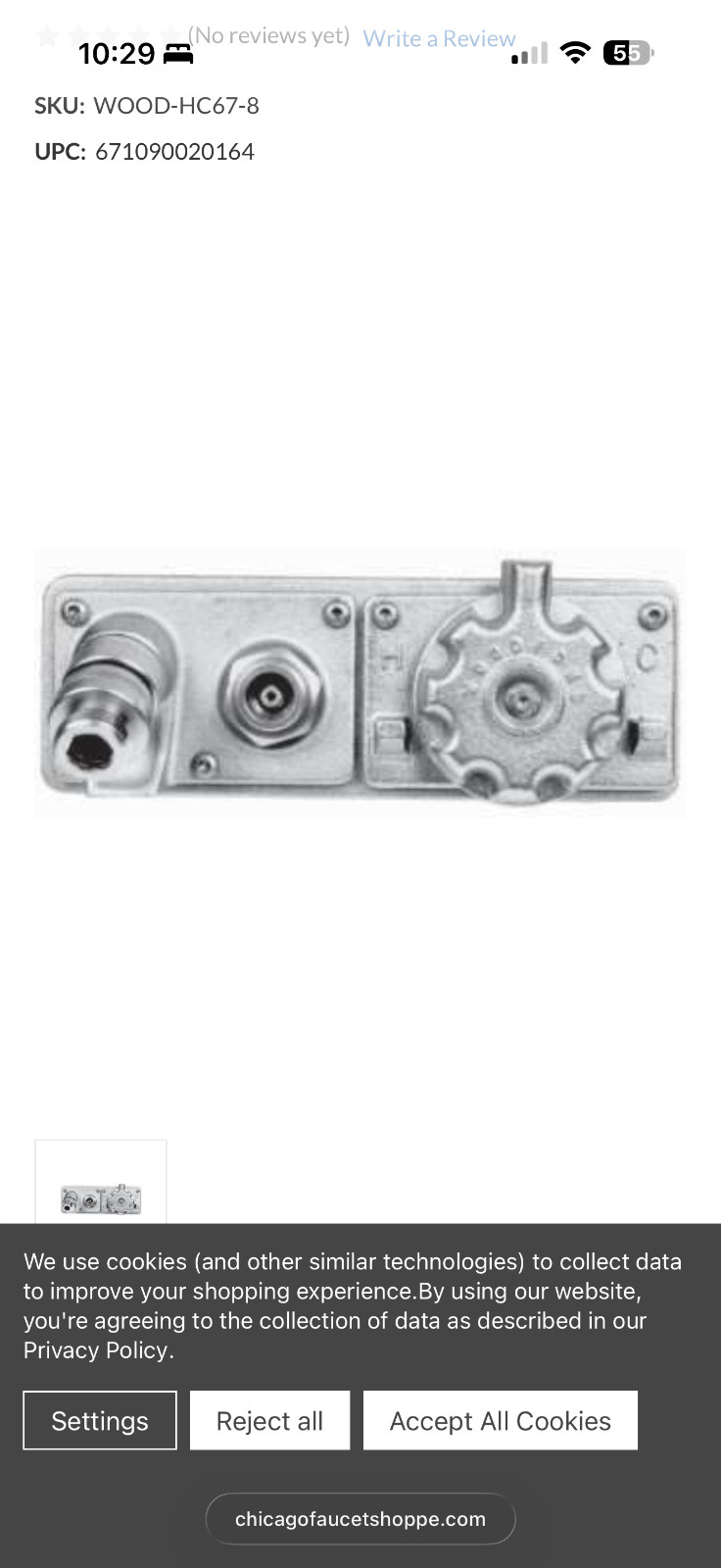 WOODFORD MFG. CO. HC67 FREEZELESS WOODFORD MFG. CO. HC67 FREEZELESS