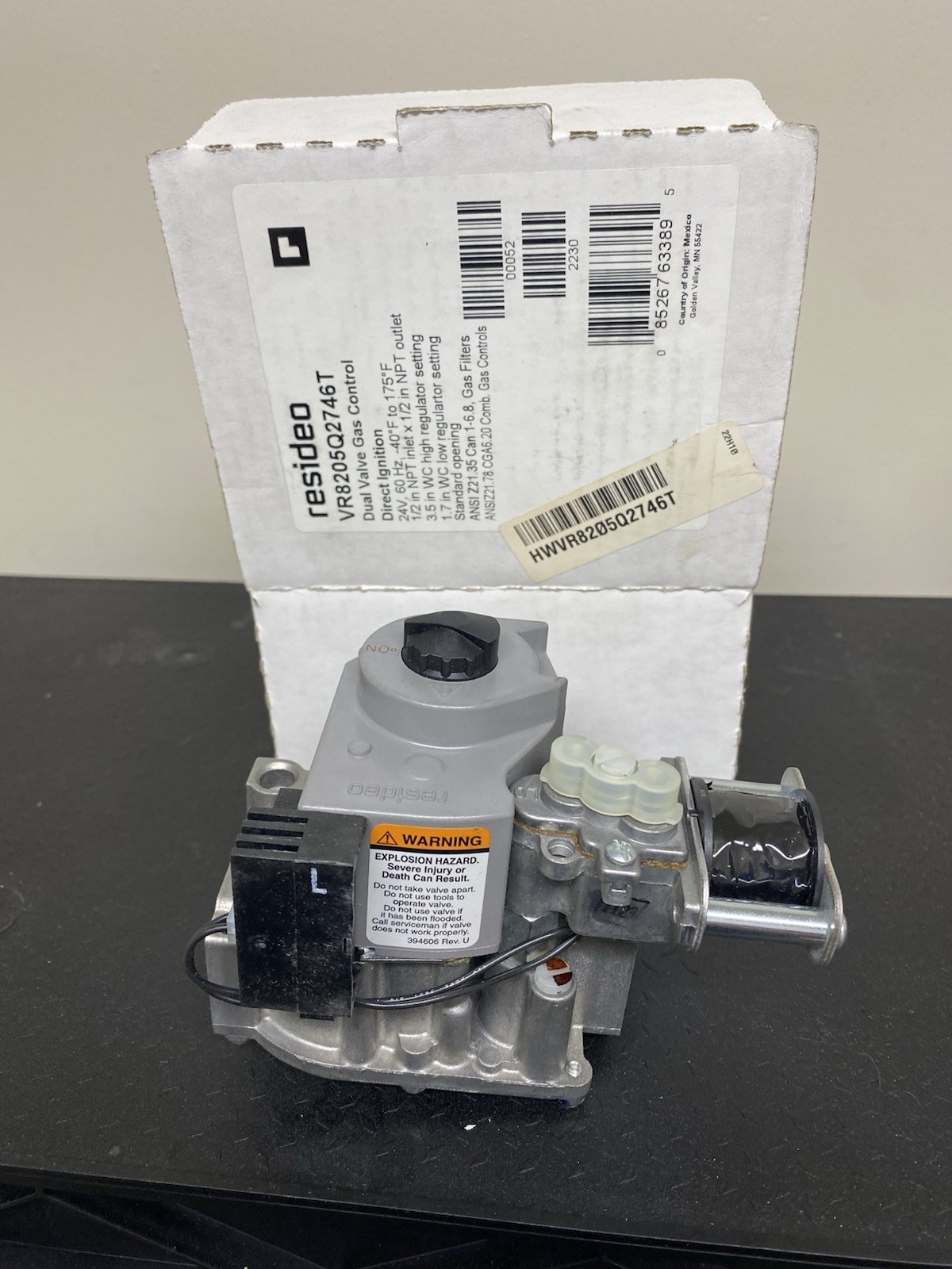 VR8205Q2746T Resideo Gas Valve Kit New OEM Genuine
