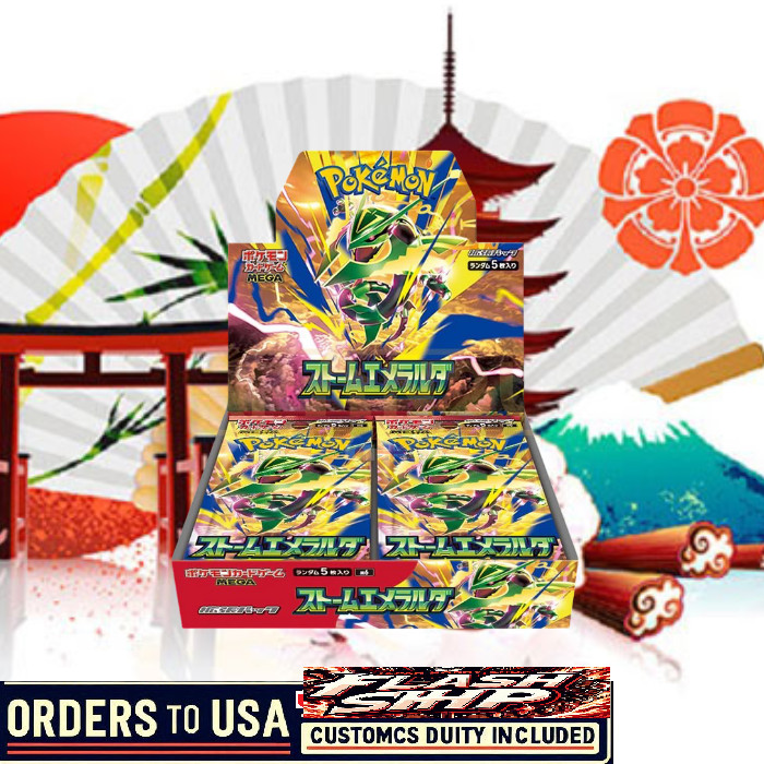 Pokemon Storm Emeralda Booster Box M6 Japanese w/Shrink
