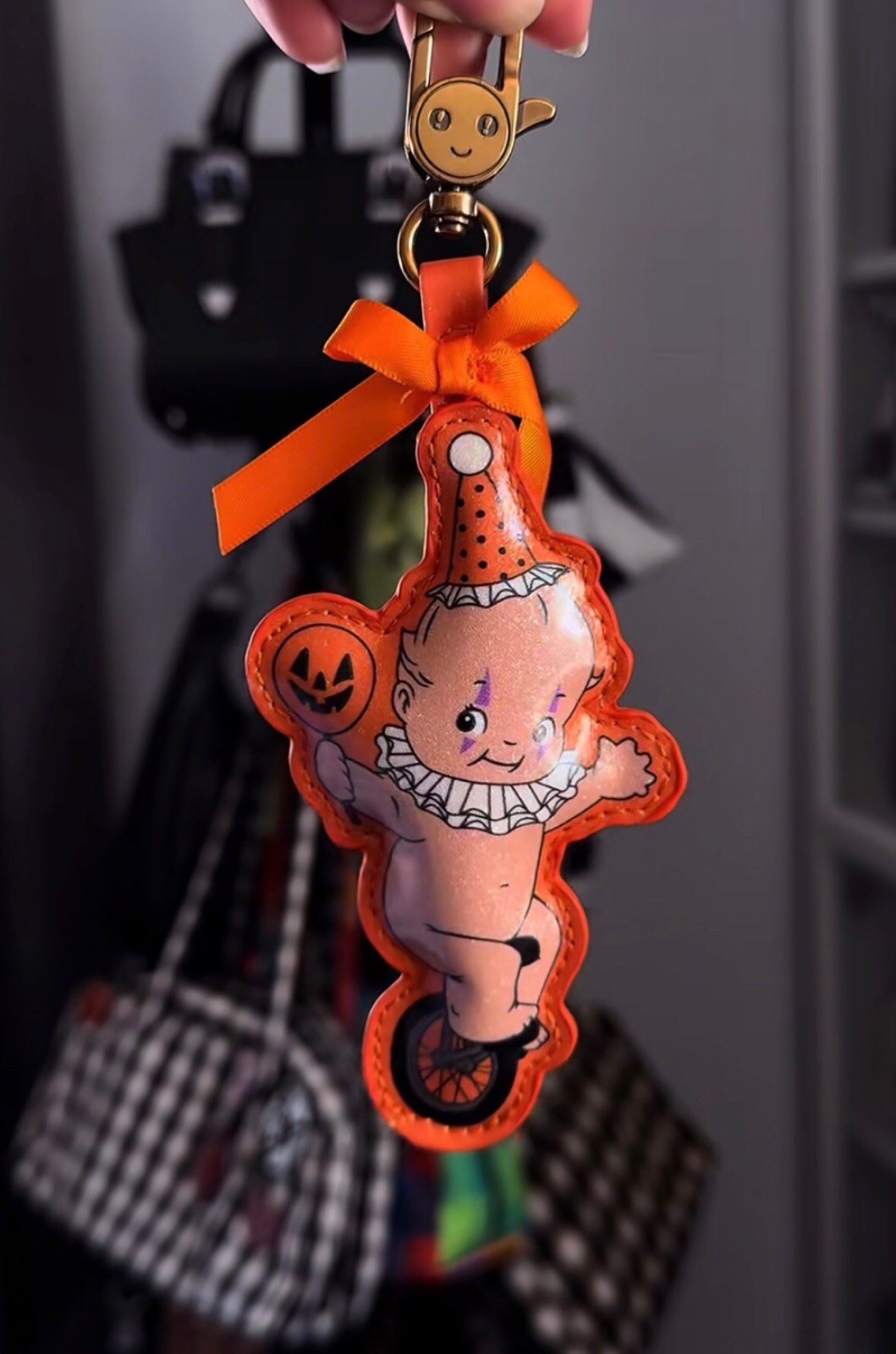 Whatever Makes You Happy Kewpie keychain Halloween Secret Chase Very Rare NEW Whatever Makes You Happy Kewpie keychain Halloween Secret Chase Very Rare NEW
